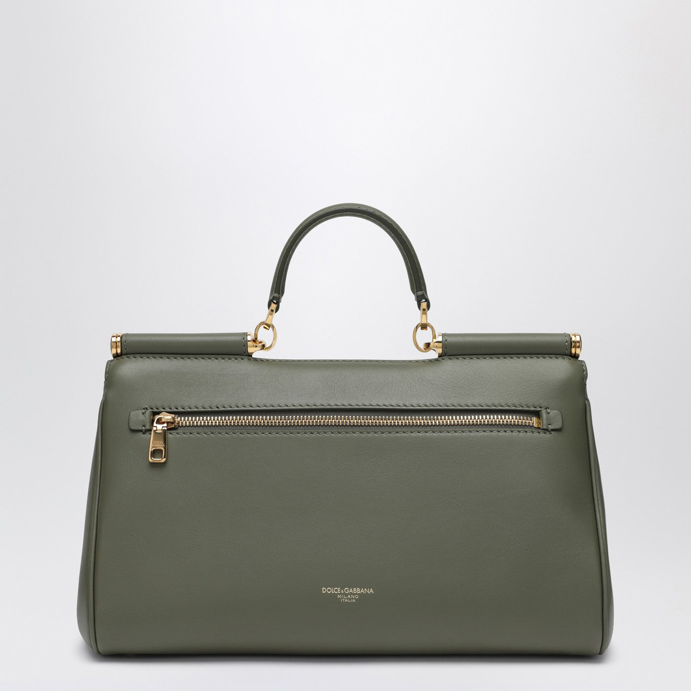 Dolce&Gabbana My Sicily Handbag In Military Green Leather Women DOLCE & GABBANA