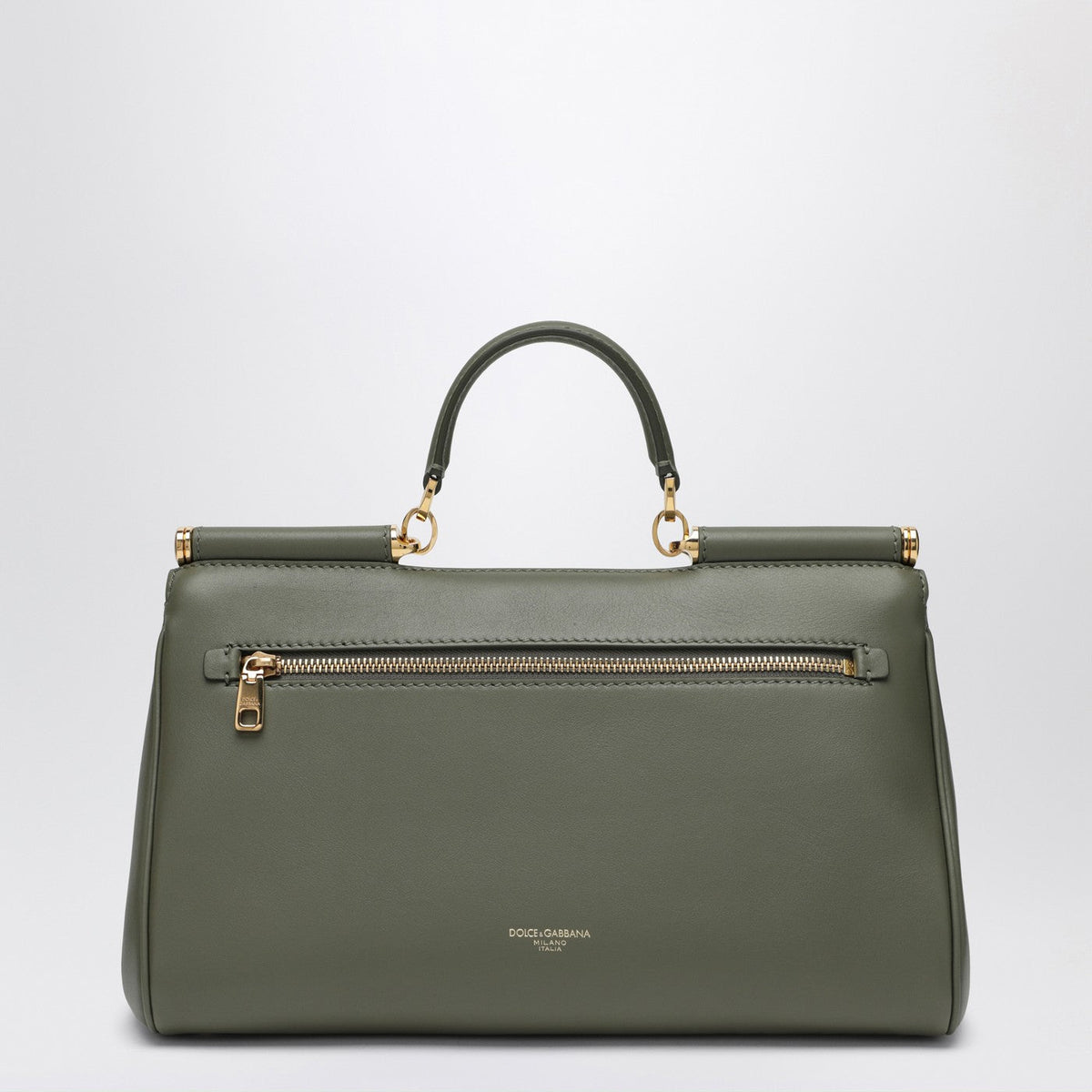 Dolce&Gabbana My Sicily Handbag In Military Green Leather Women DOLCE & GABBANA