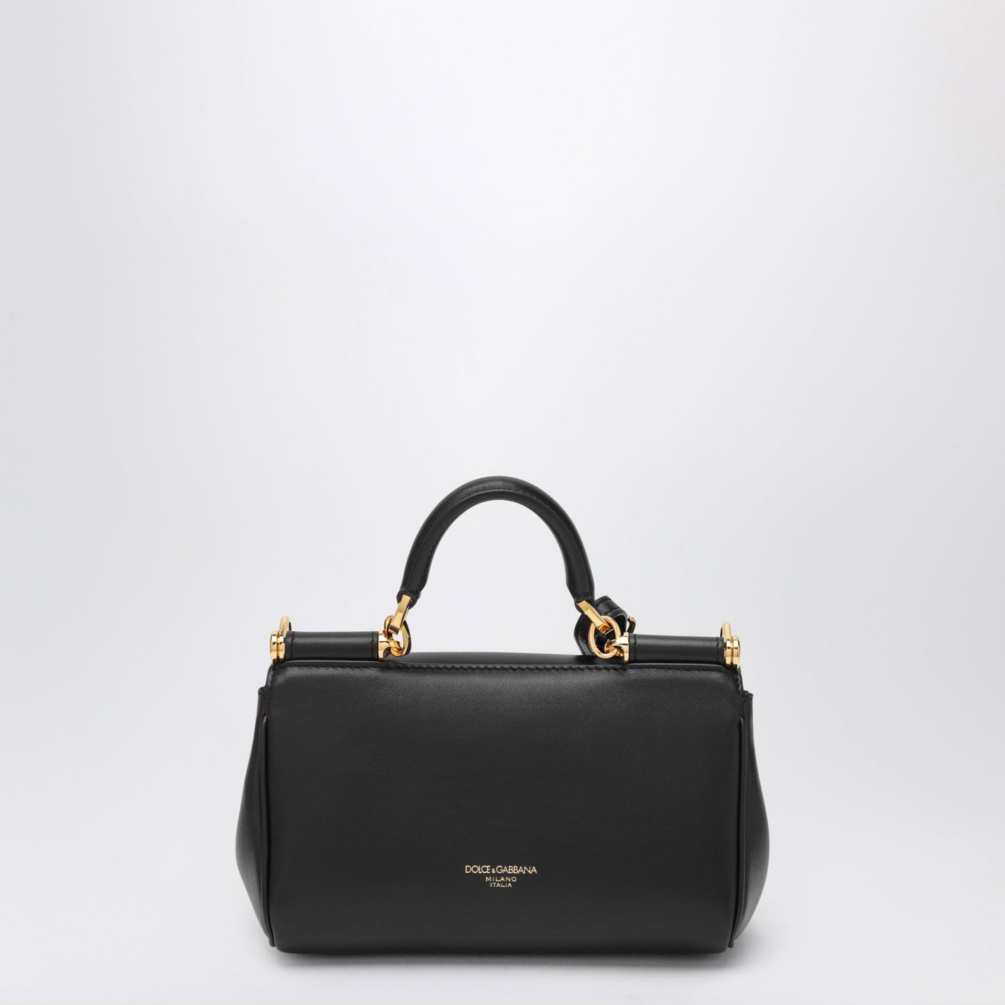 Dolce&Gabbana Mini My Sicily Handbag In Black Leather Women DOLCE & GABBANA