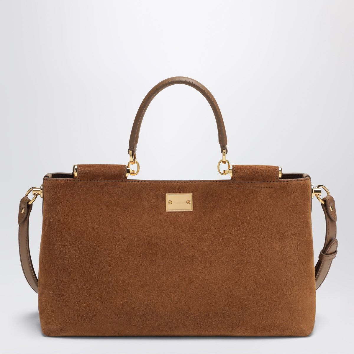 Dolce&Gabbana Medium Vittoria Suede Bag In Camel Women DOLCE & GABBANA