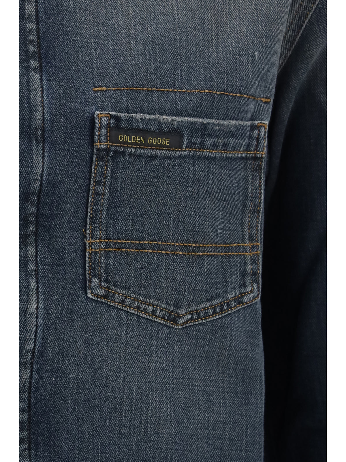 Golden Goose Men Journey Denim Shirt GOLDEN GOOSE
