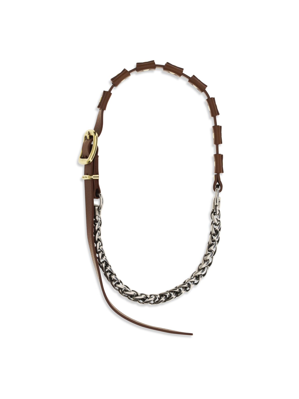 Miu Miu Women Leather Necklace MIU MIU