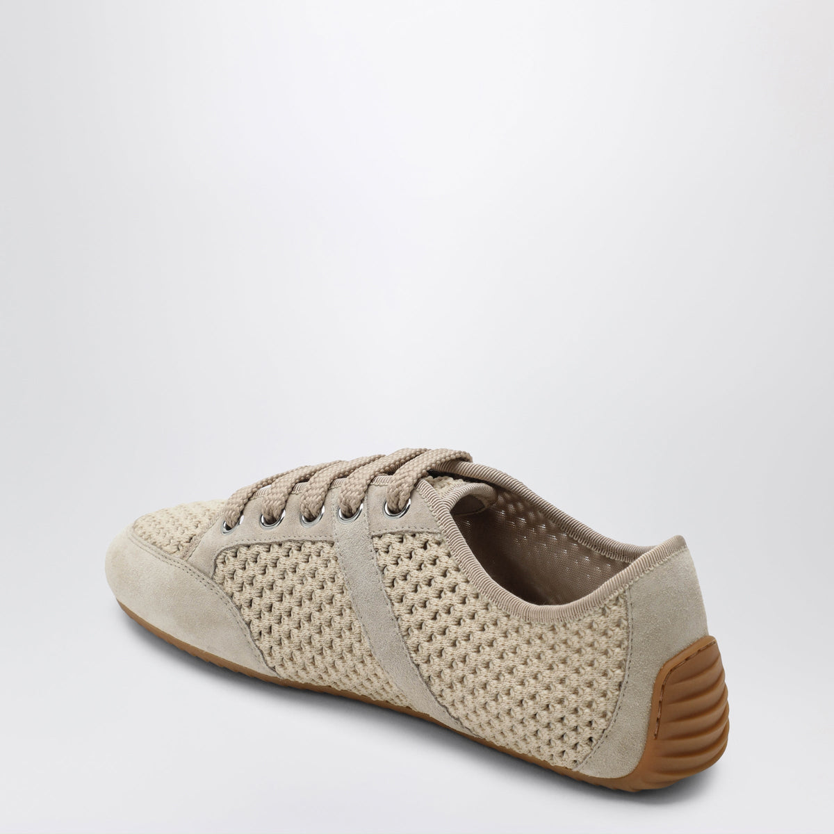 Givenchy Slim Sneakers In Mesh And Suede Women GIVENCHY