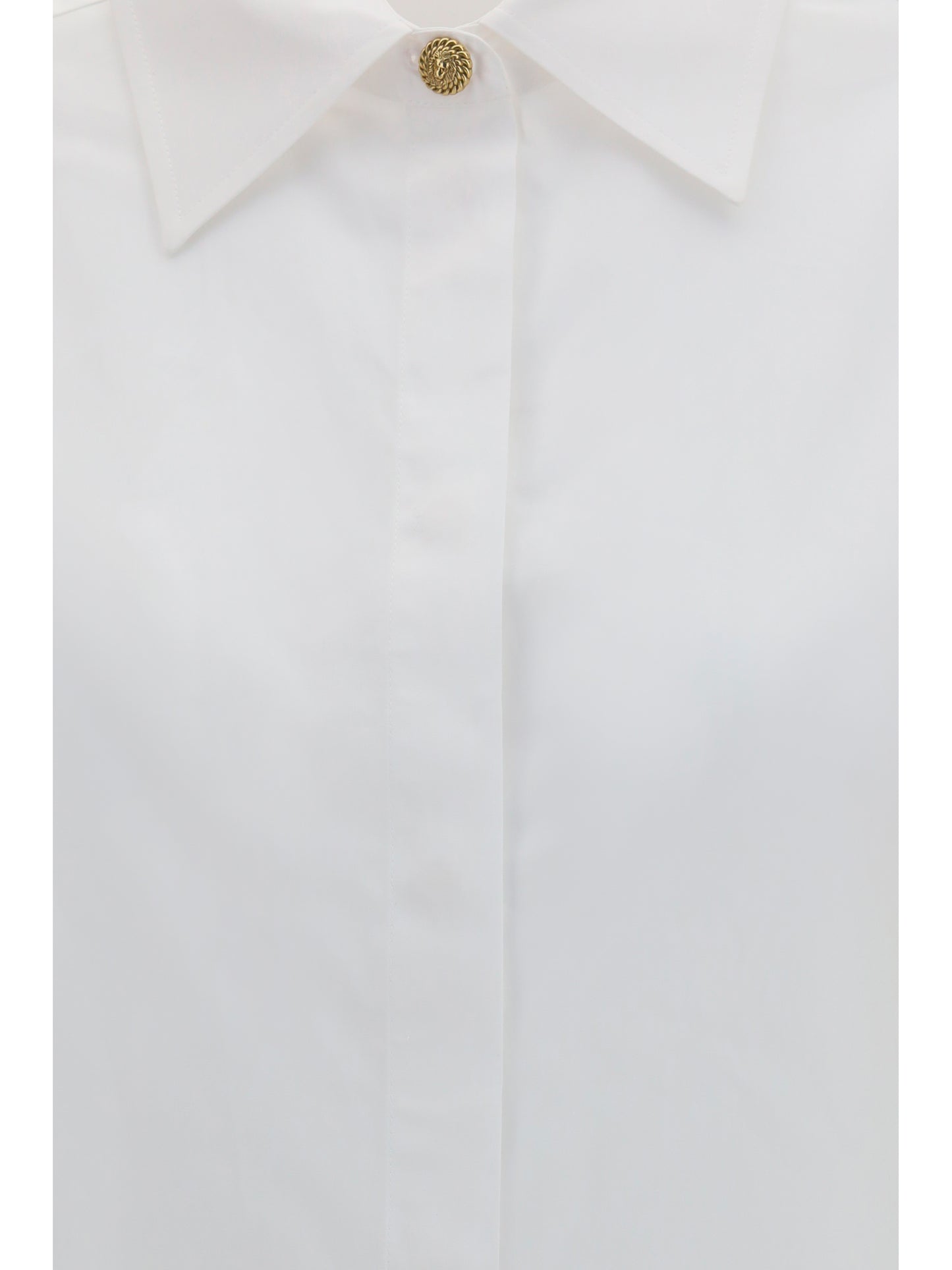 Balmain Women Cotton Poplin Shirt BALMAIN