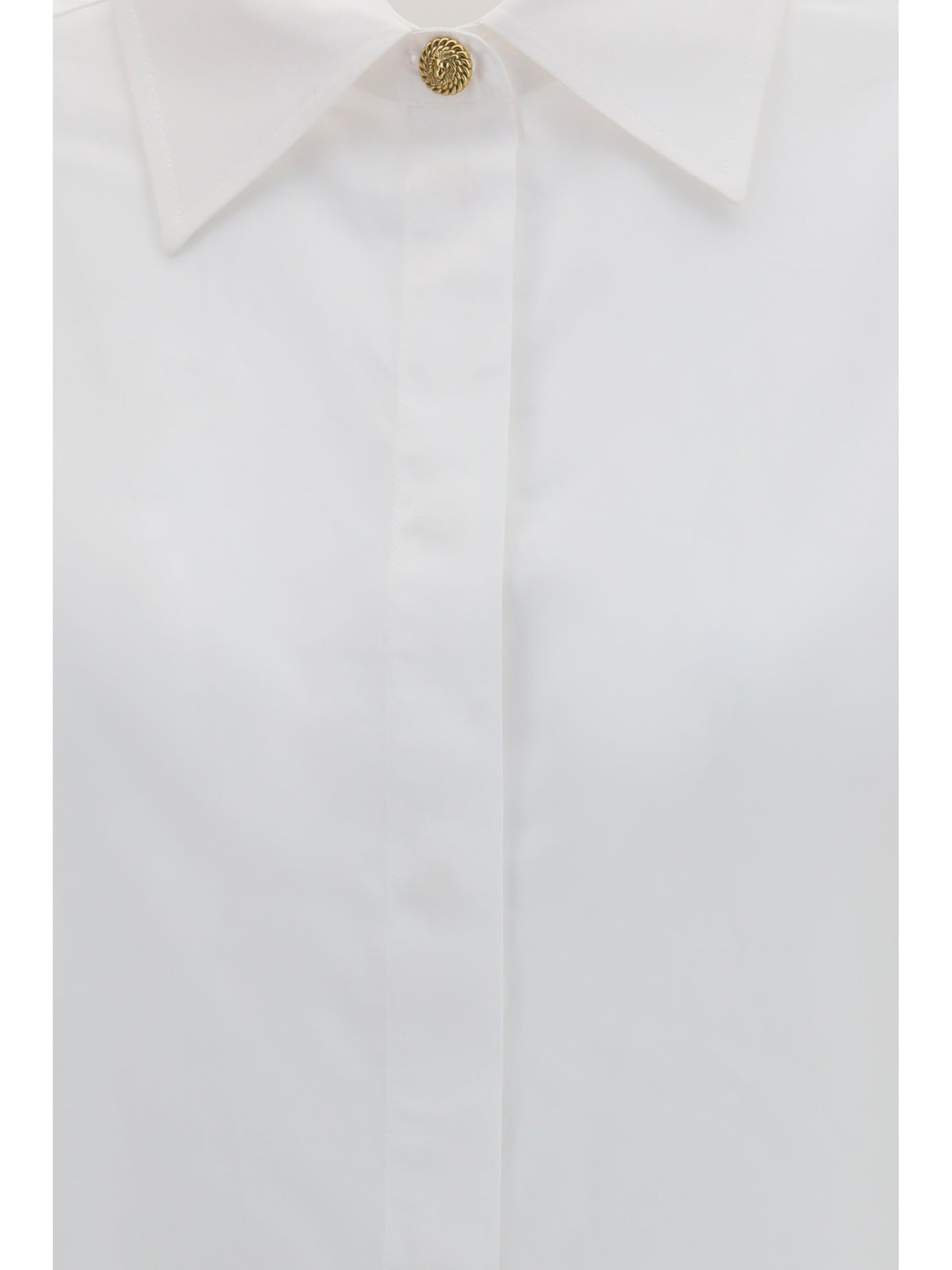 Balmain Women Cotton Poplin Shirt BALMAIN