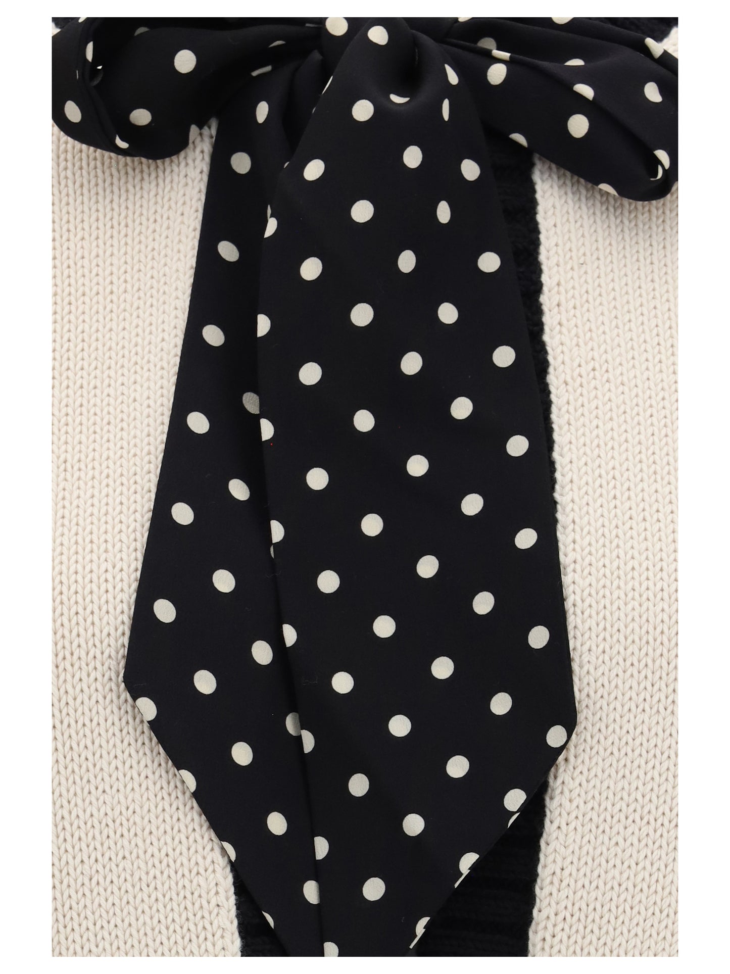 Valentino Women Open Polka-Dot Bow Cardigan VALENTINO