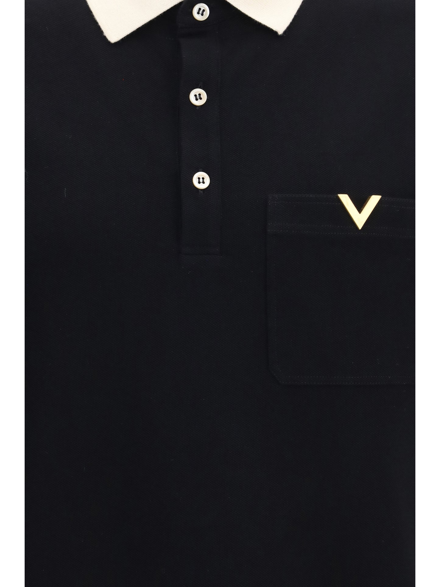 Valentino Men Polo With Contrast Trims VALENTINO