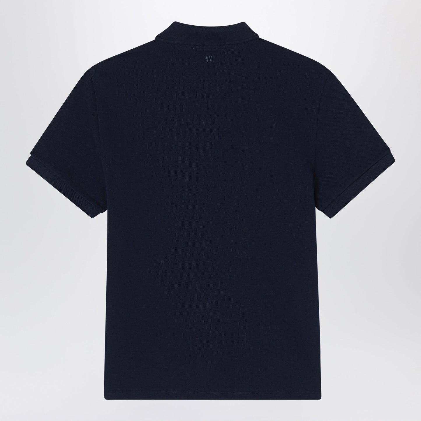 Ami Paris Midnight Blue Ami De Coeur Polo Shirt Men AMI PARIS