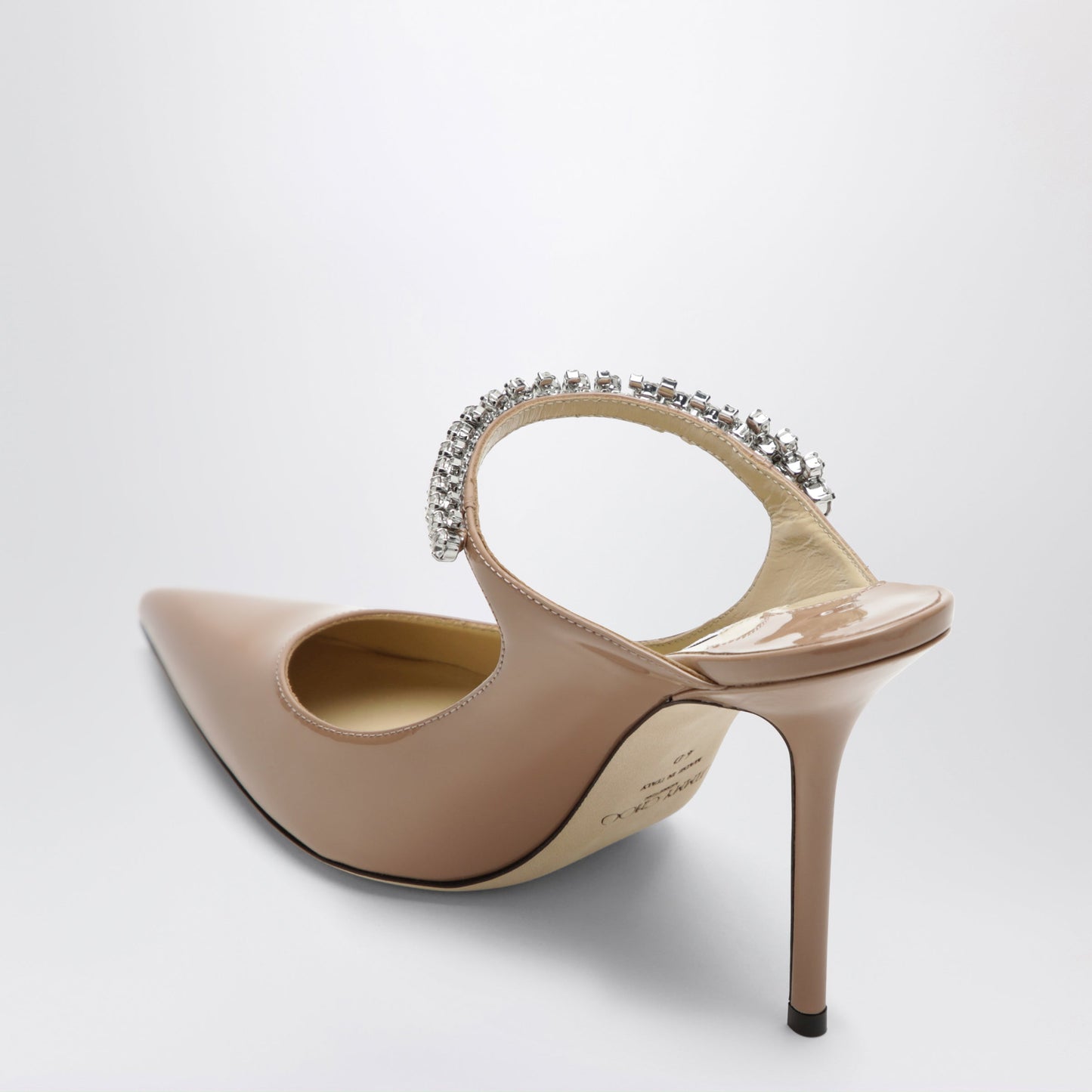 Jimmy Choo Bing 100 Ballet Pink Patent Leather Mules Women JIMMY CHOO