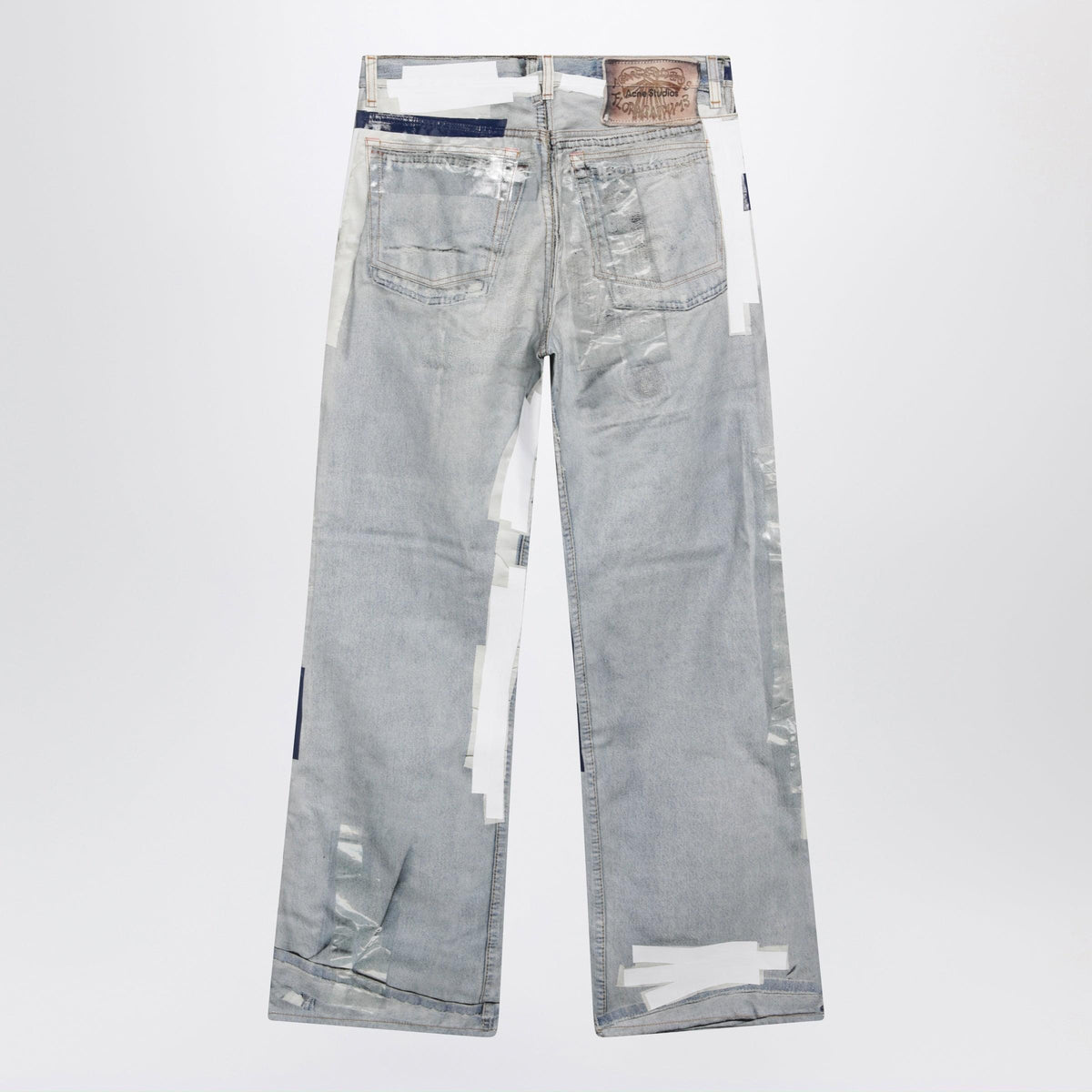 Acne Studios Trompe-Lâ€Å“Il Tape Jeans 2021M Light Blue Men ACNE STUDIOS