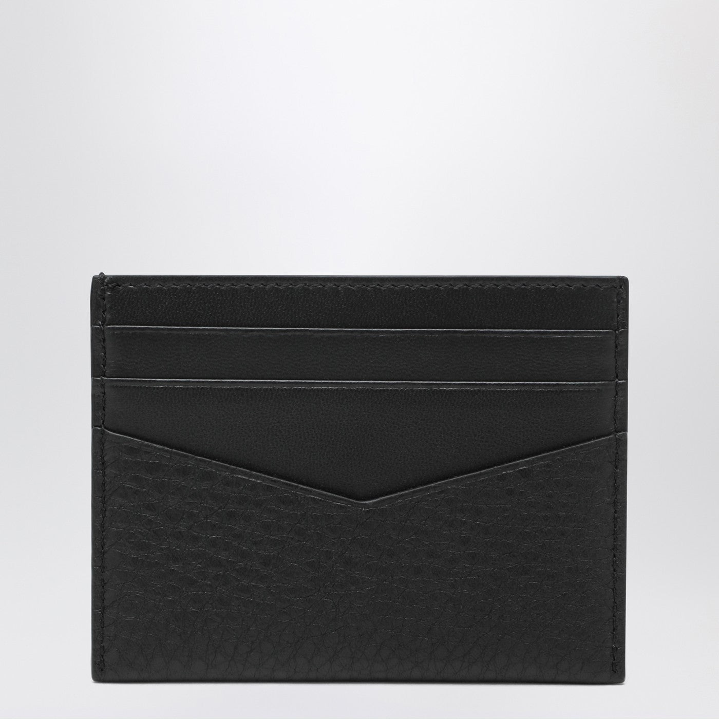 Givenchy Black Smooth Leather Card Holder Men GIVENCHY