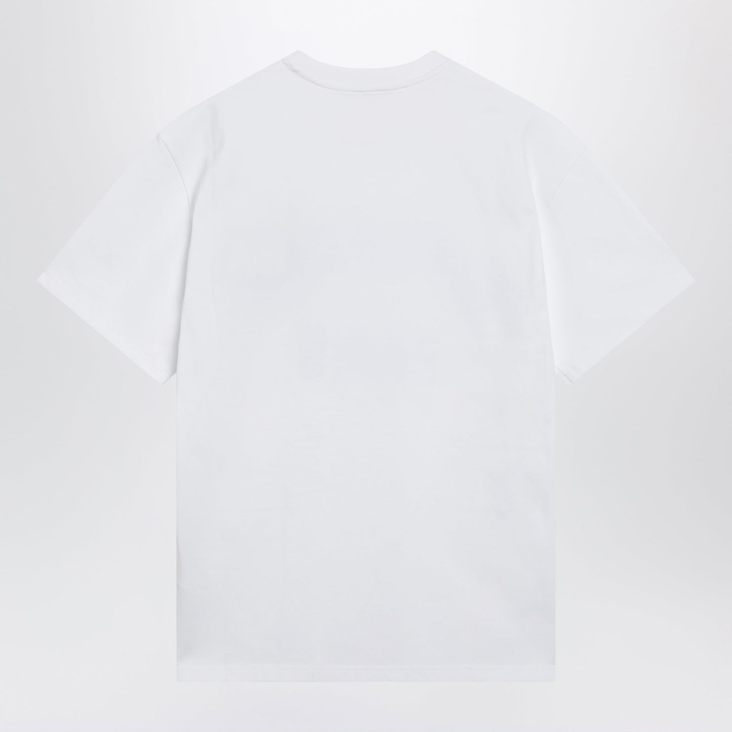 Givenchy White T-Shirt With Logo Embroidery Men GIVENCHY