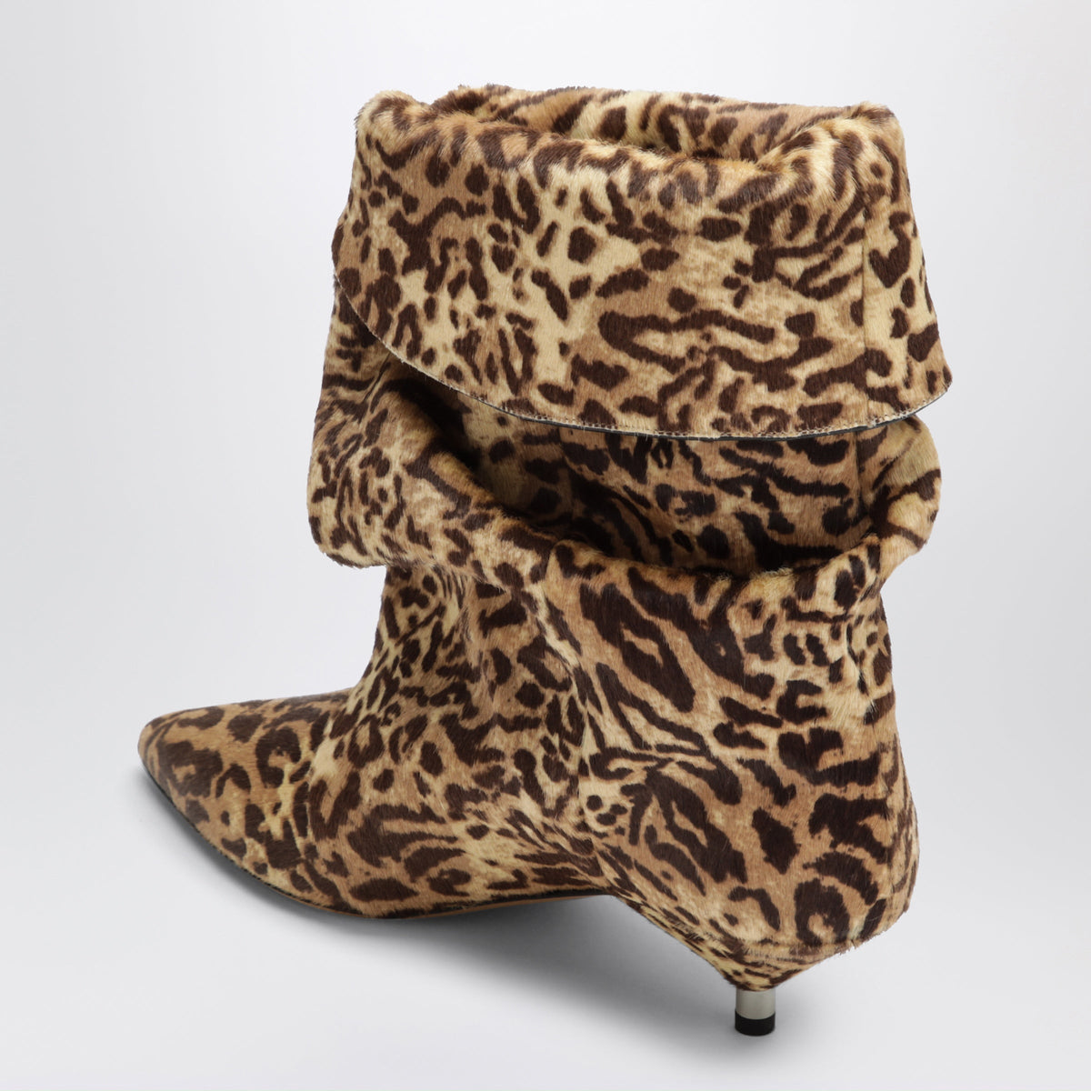 Isabel Marant Animal-Print Calf Hair Ankle Boots Women ISABEL MARANT