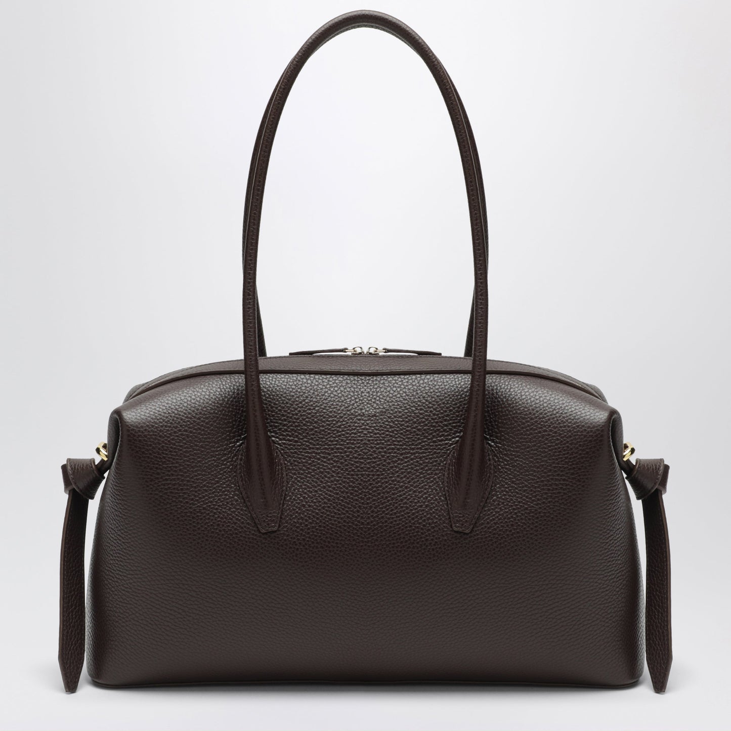 Yuzefi Brioche Duffle Bag In Espresso Pebble-Grained Leather Women YUZEFI
