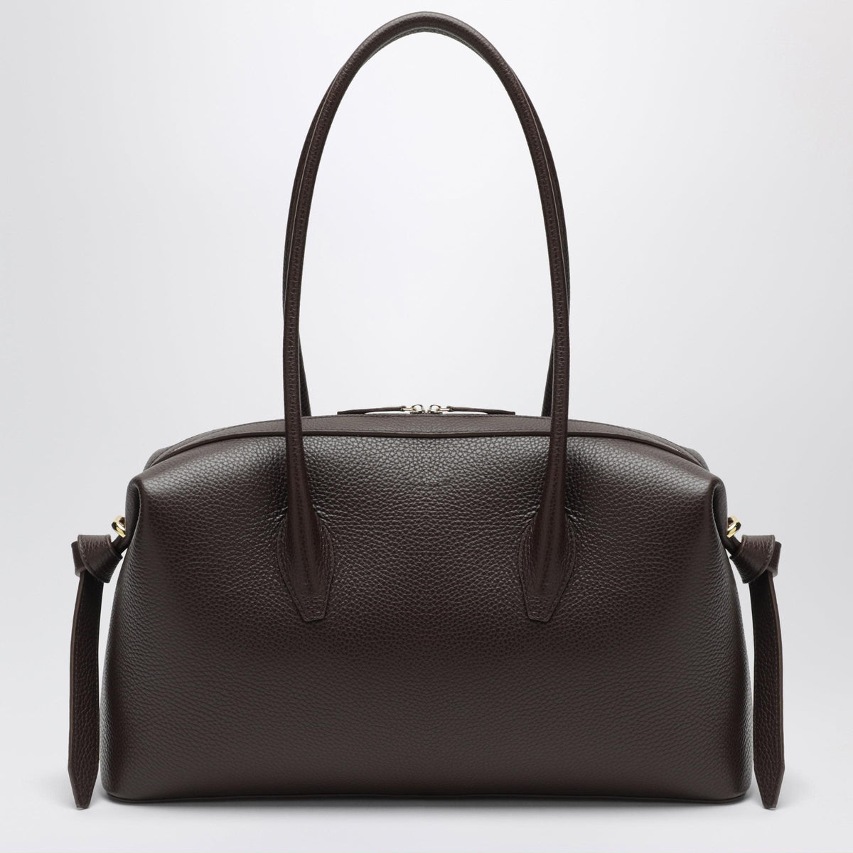 Yuzefi Brioche Duffle Bag In Espresso Pebble-Grained Leather Women Women YUZEFI