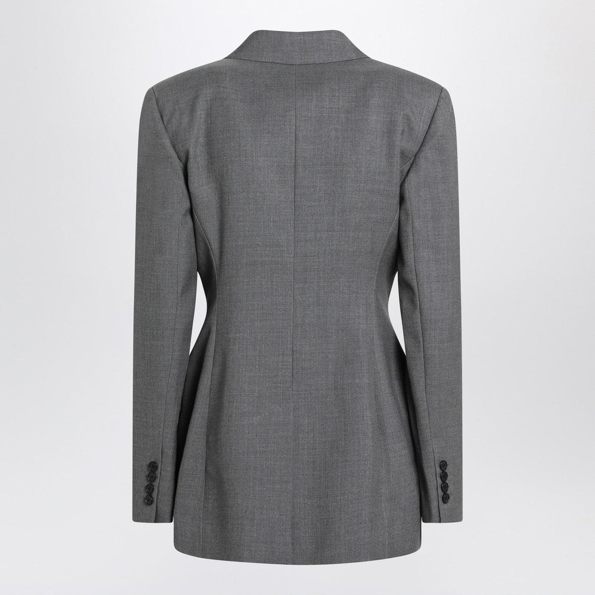 Givenchy Grey Double-Breasted Wool Jacket Women GIVENCHY