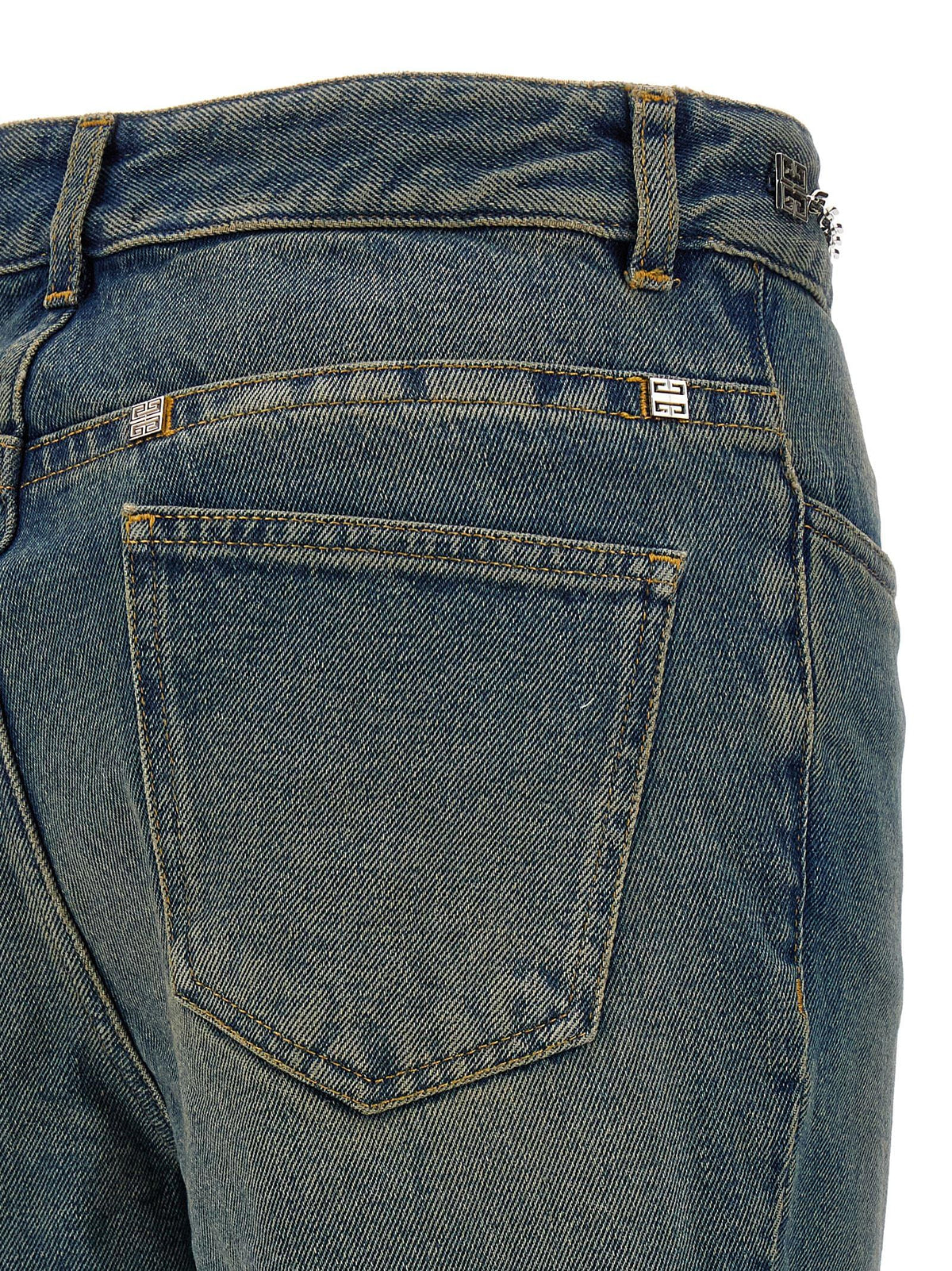 Givenchy Women Chain Jeans With Logo GIVENCHY