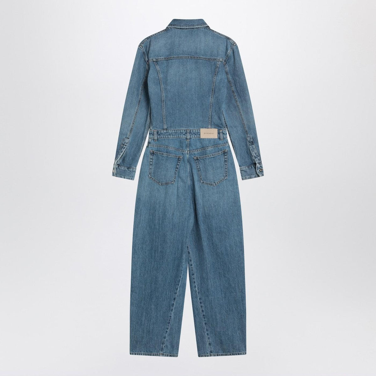 Givenchy Light Blue Denim Jumpsuit Women GIVENCHY