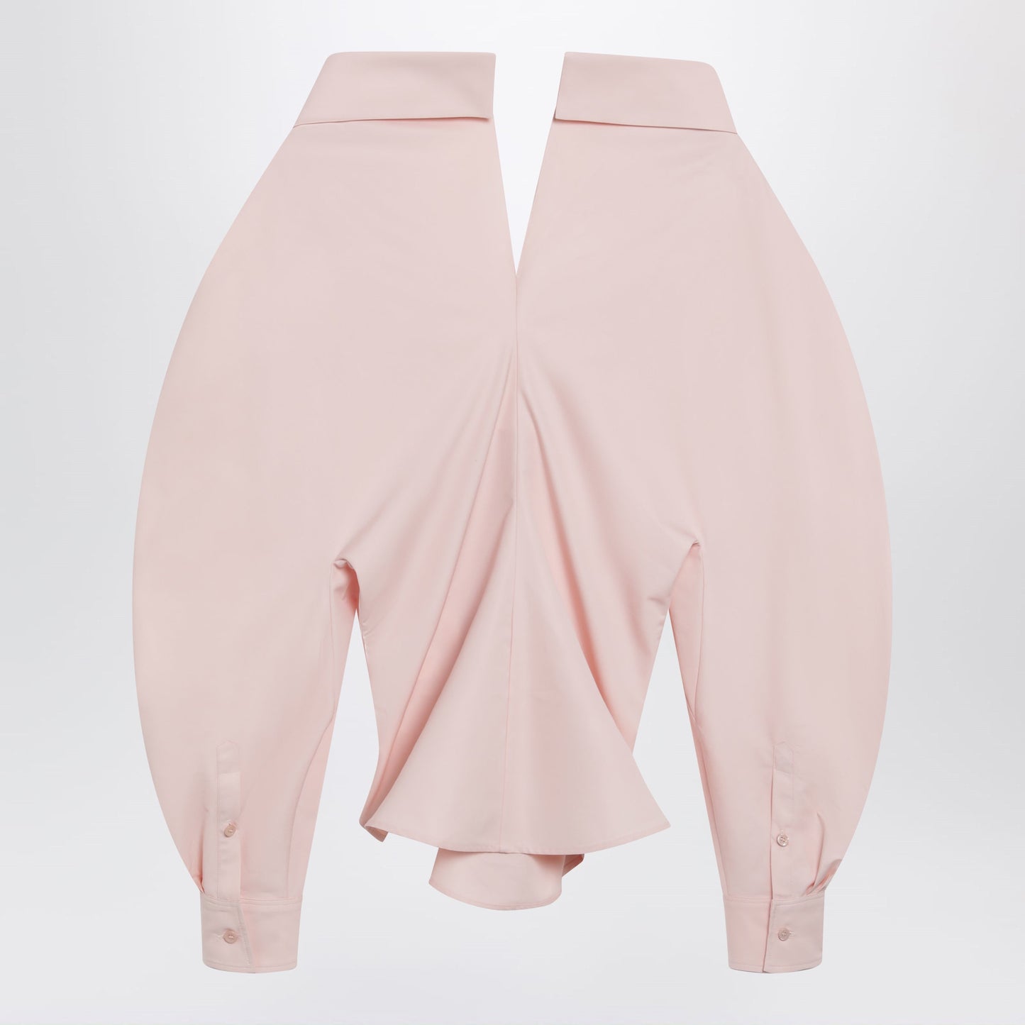 Givenchy Pink Cut-Out Poplin Shirt Women GIVENCHY