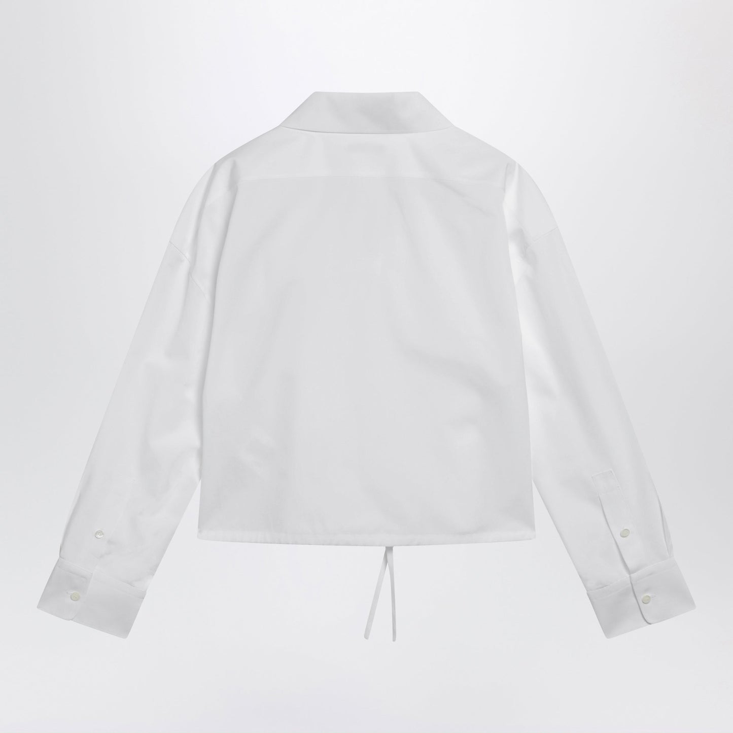 Givenchy White Short Poplin Shirt Women GIVENCHY