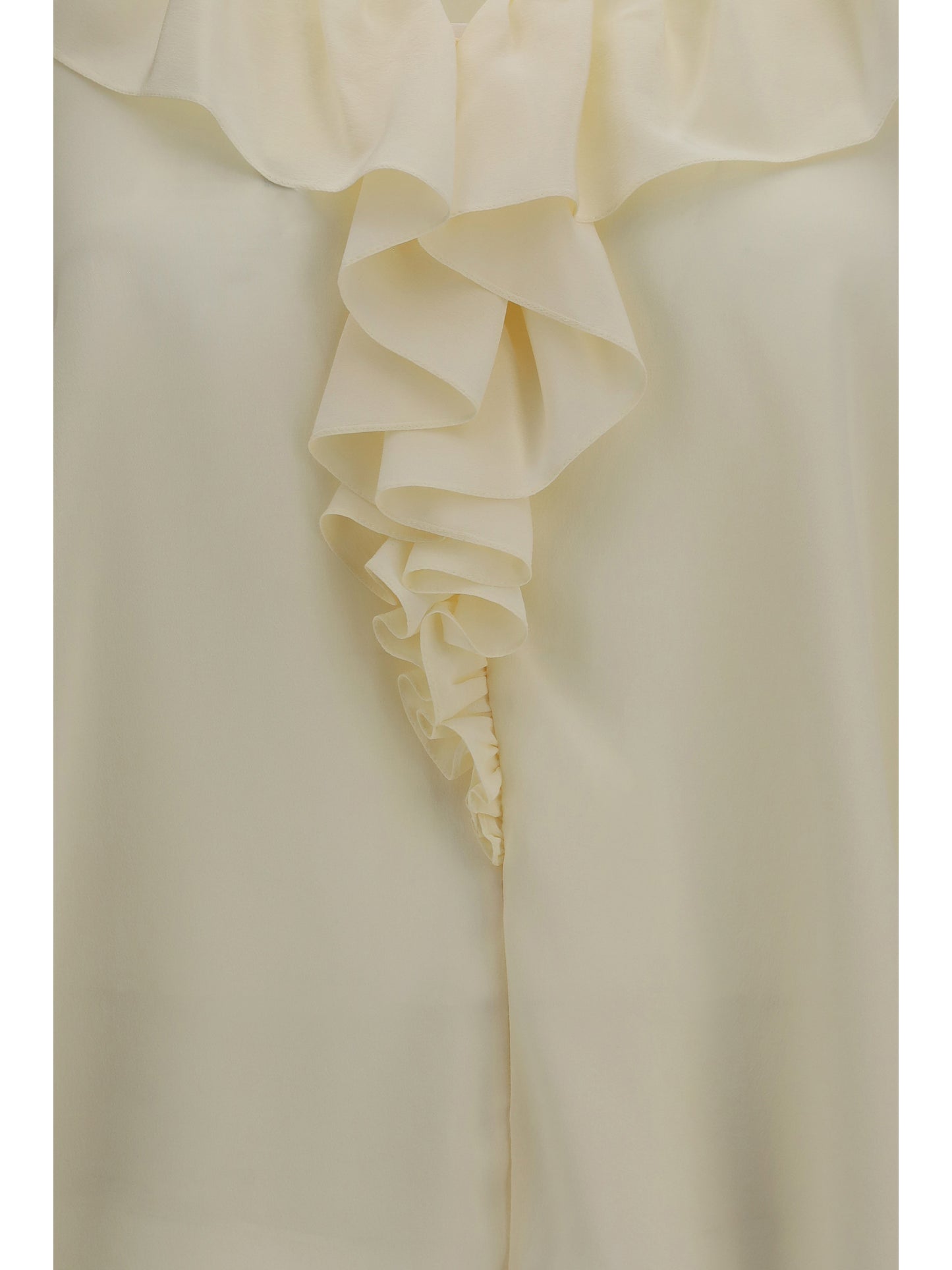 Chloé Women Ruffled V-Neck Shirt CHLOE