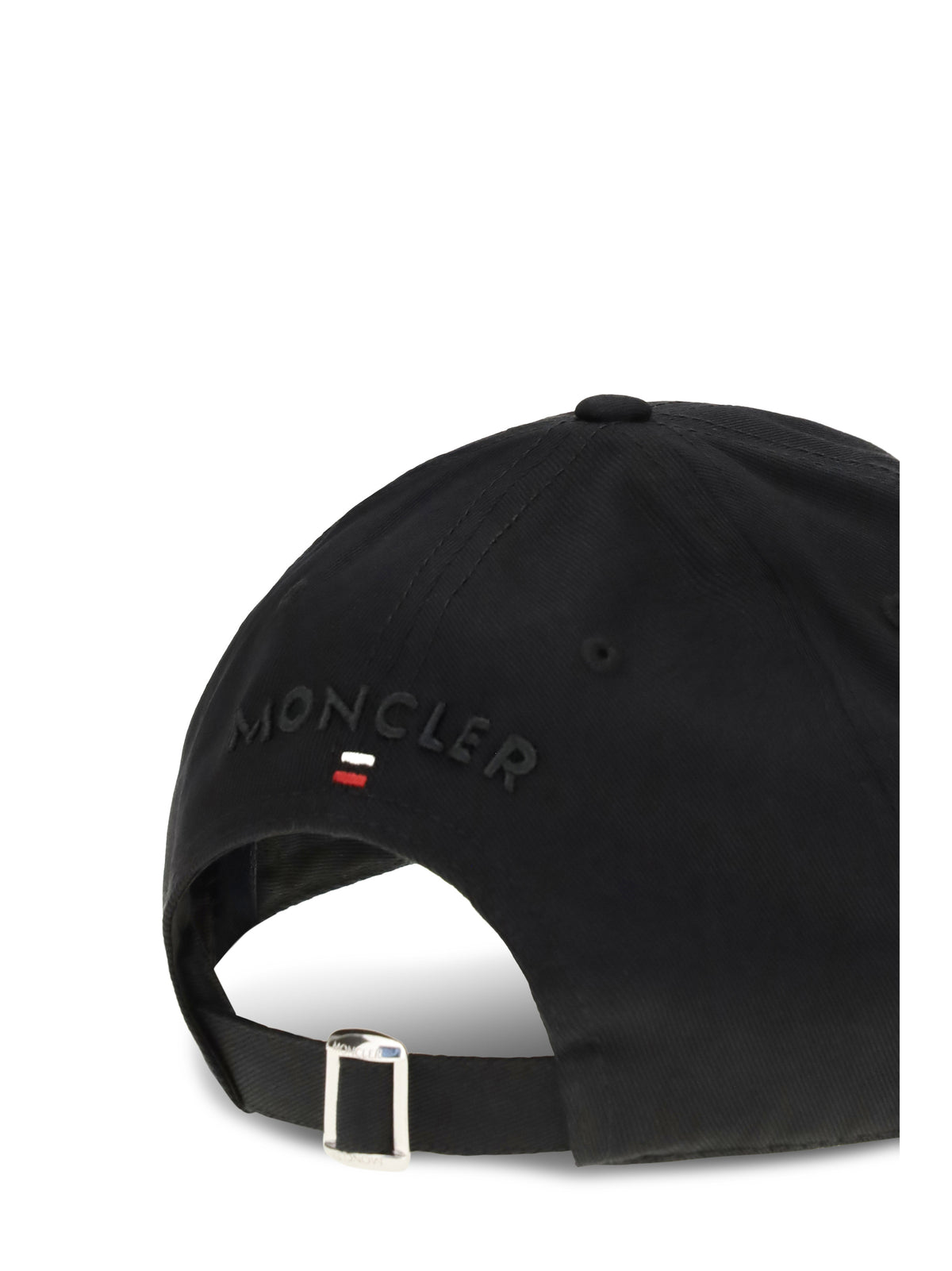 Moncler Men Baseball Cap With Tricolour Logo MONCLER