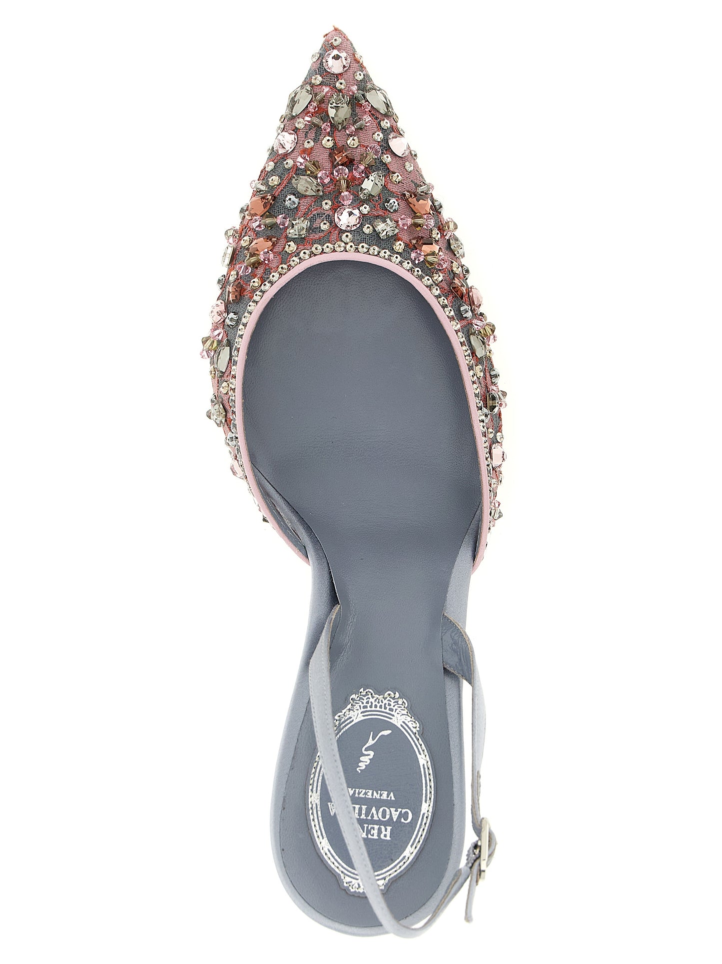 René Caovilla Women 'Cinderella' Slingback RENE CAOVILLA