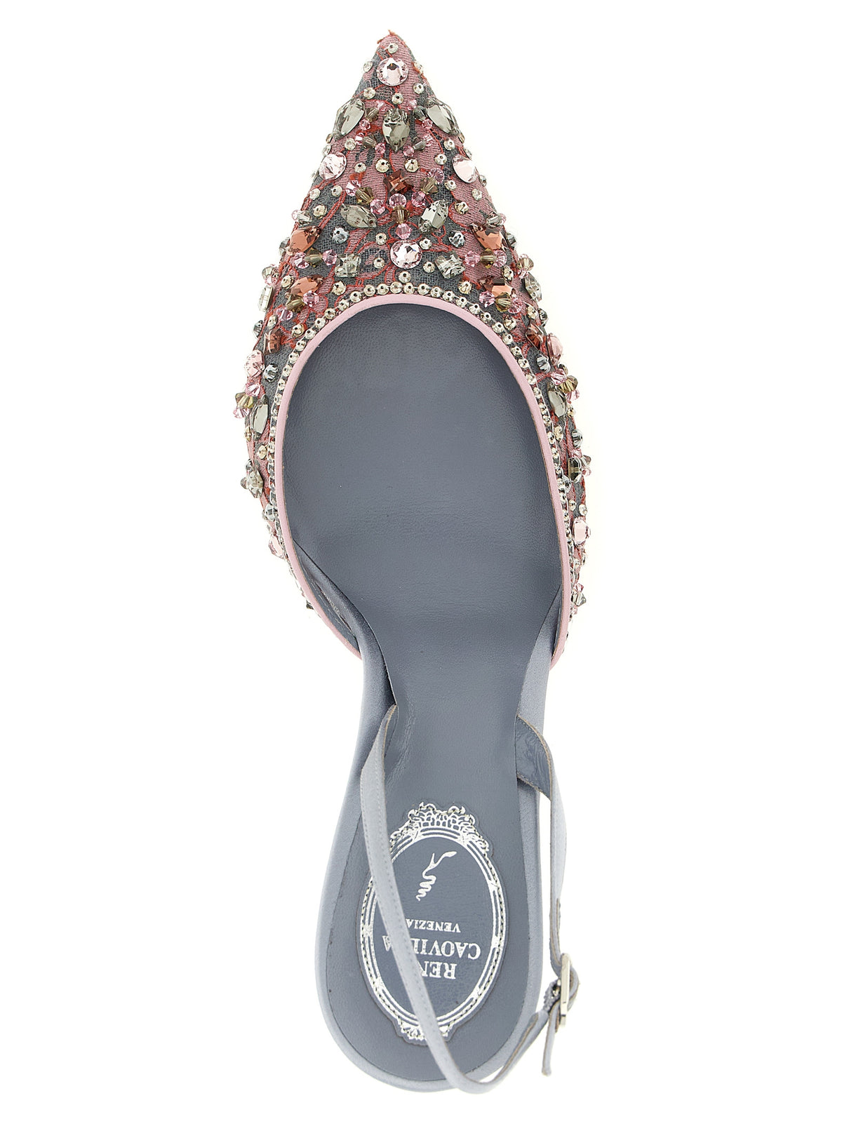 René Caovilla Women 'Cinderella' Slingback RENE CAOVILLA