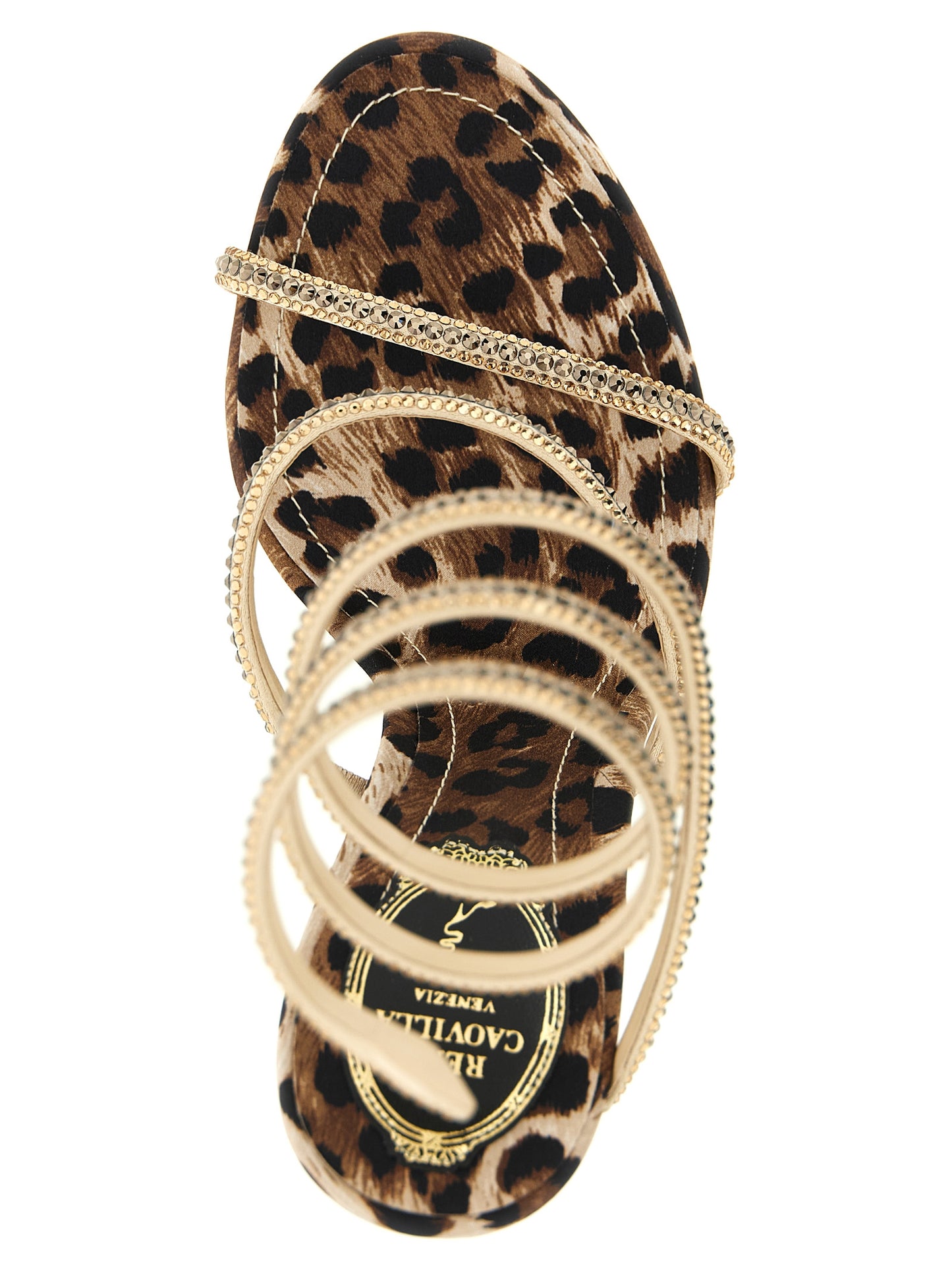 René Caovilla Women 'Cleo Leopard' Sandals RENE CAOVILLA