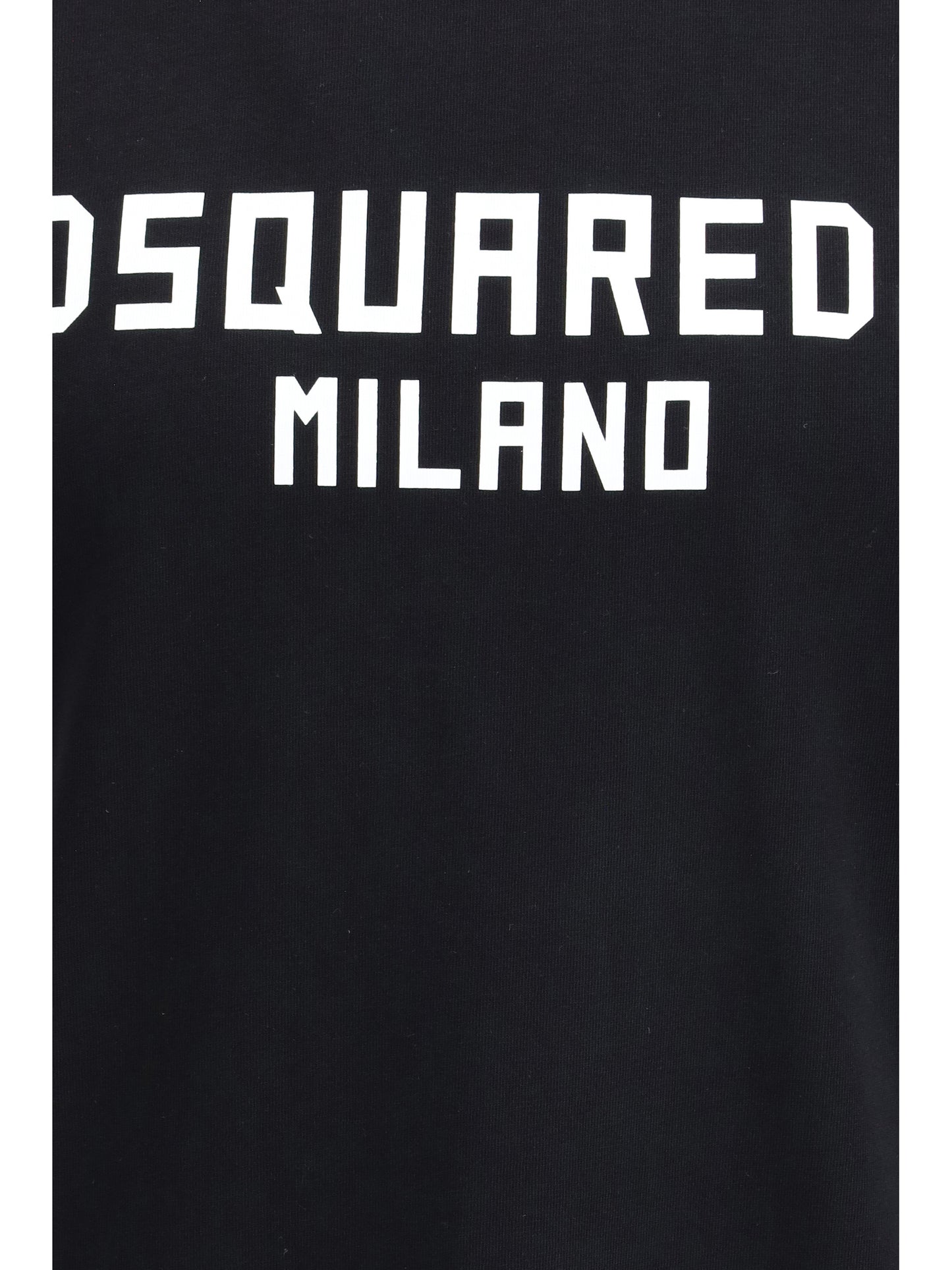 Dsquared2 Men T-Shirt With “Dsquared2 Milano” Logo Printed DSQUARED2