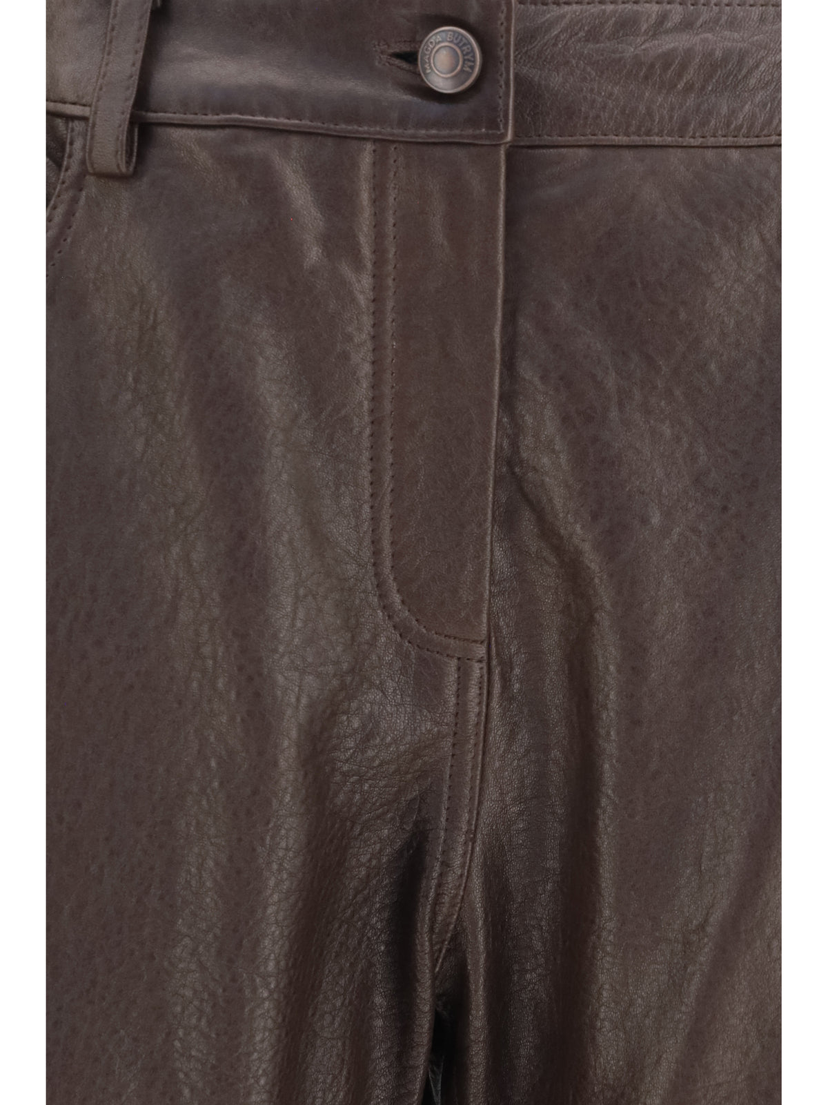Magda Butrym Women Straight-Leg Leather Pants
