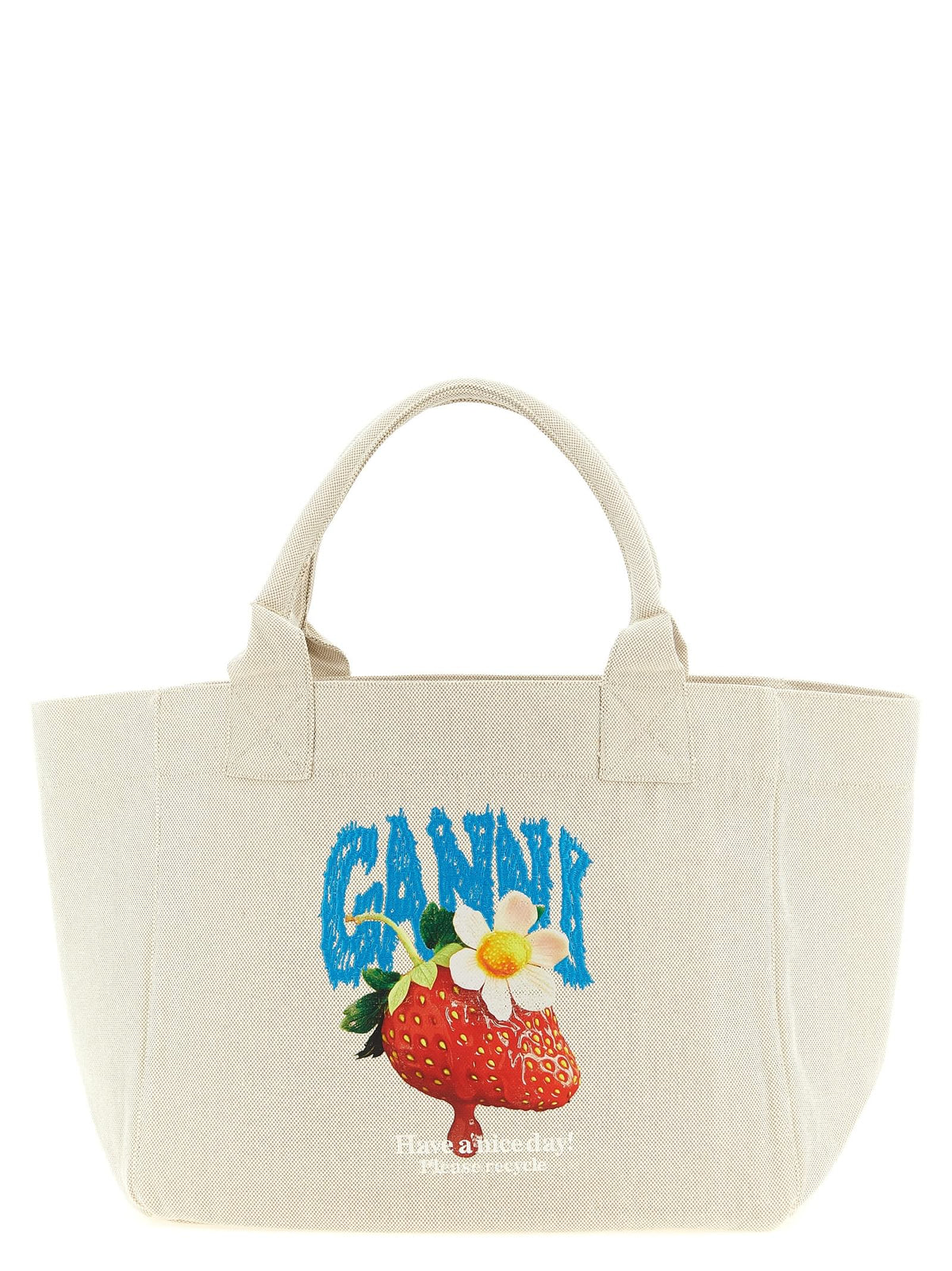 Ganni Women Ganni Women Medium 'Strawberry' Shopping Bag GANNI