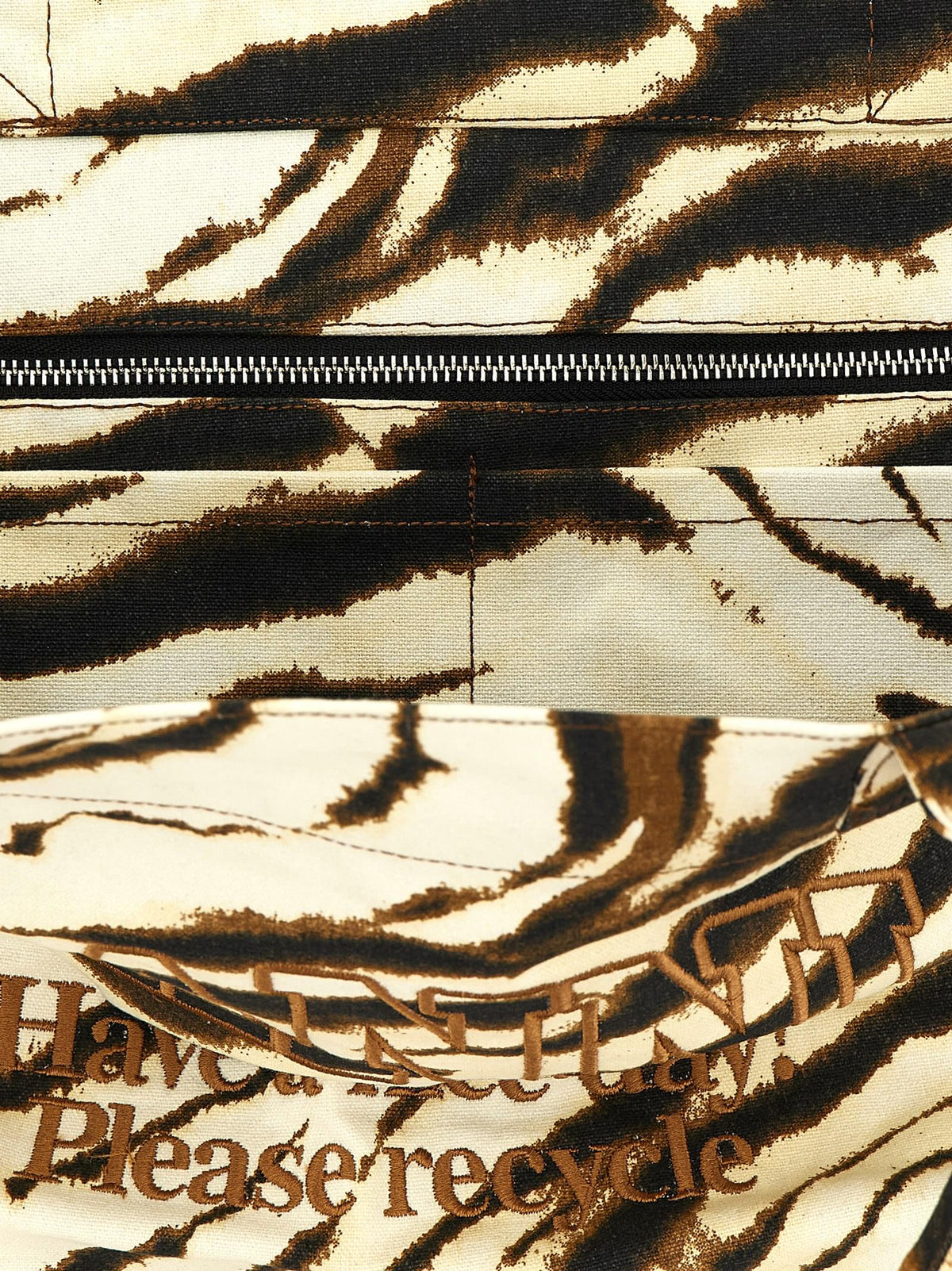 Ganni Women 'Xxl Zebra' Shopping Bag GANNI