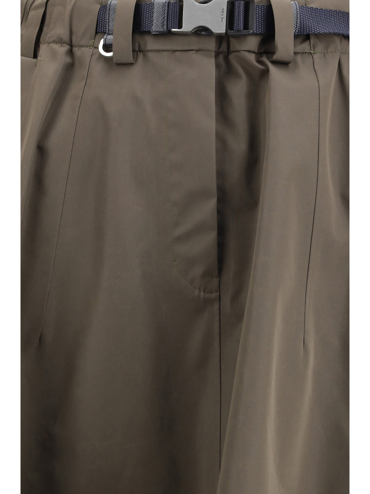 Prada Women Nylon Midi Skirt PRADA