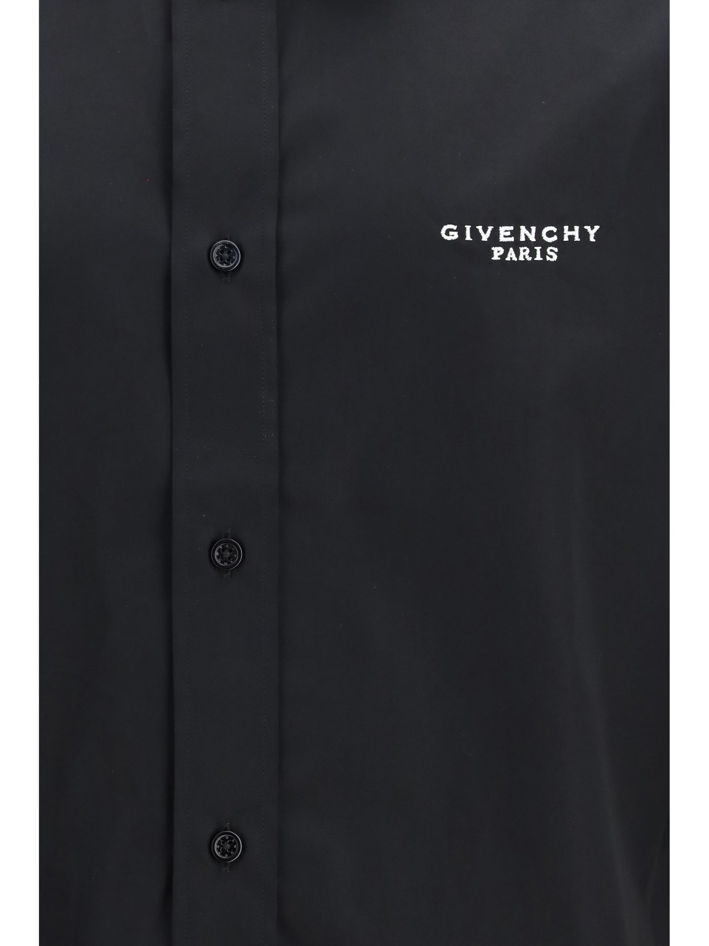 Givenchy Men Embroidered Poplin Shirt GIVENCHY