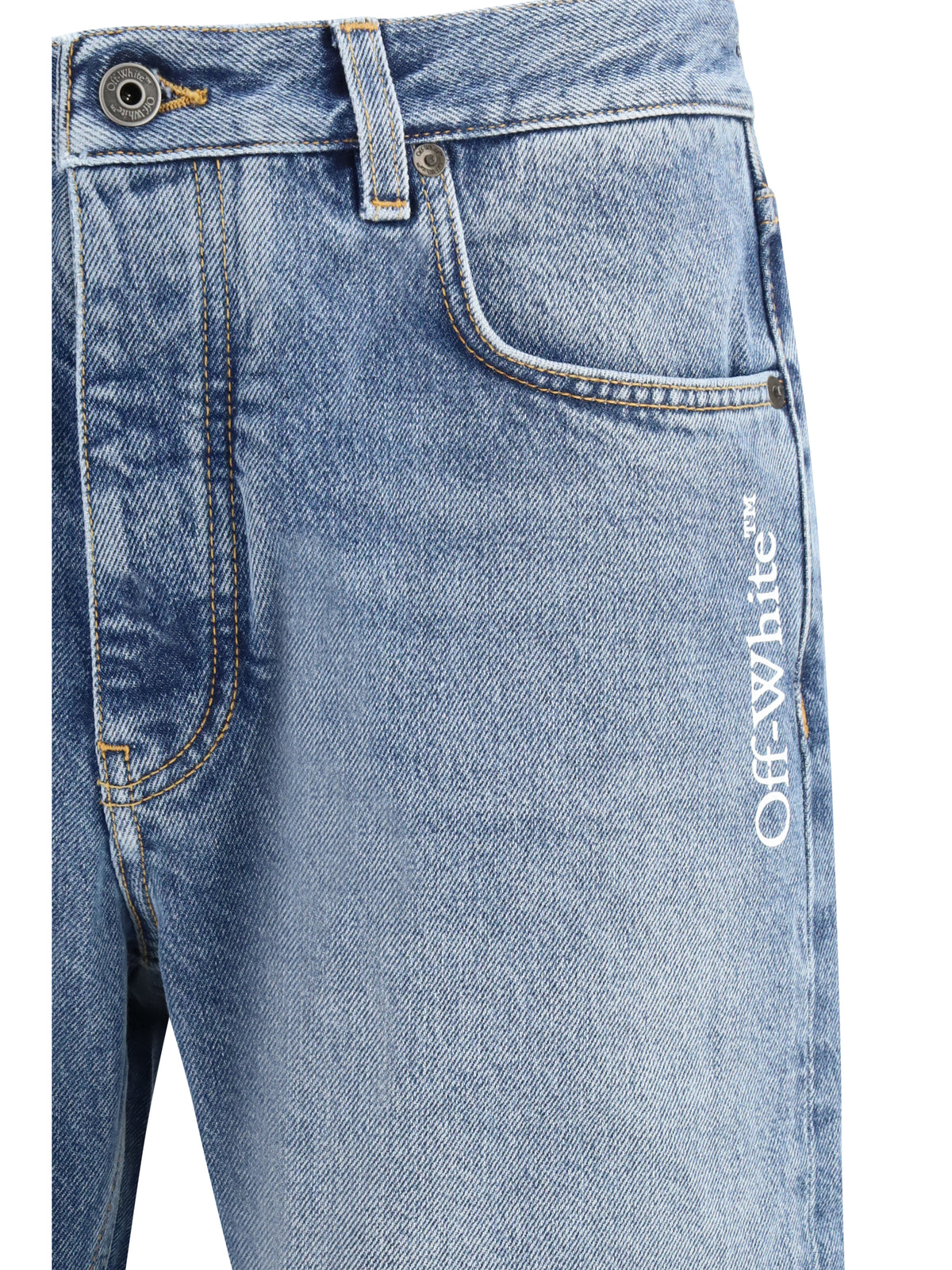 Off-White Men Half Arrow Slim Relaxed Jeans OFF-WHITE