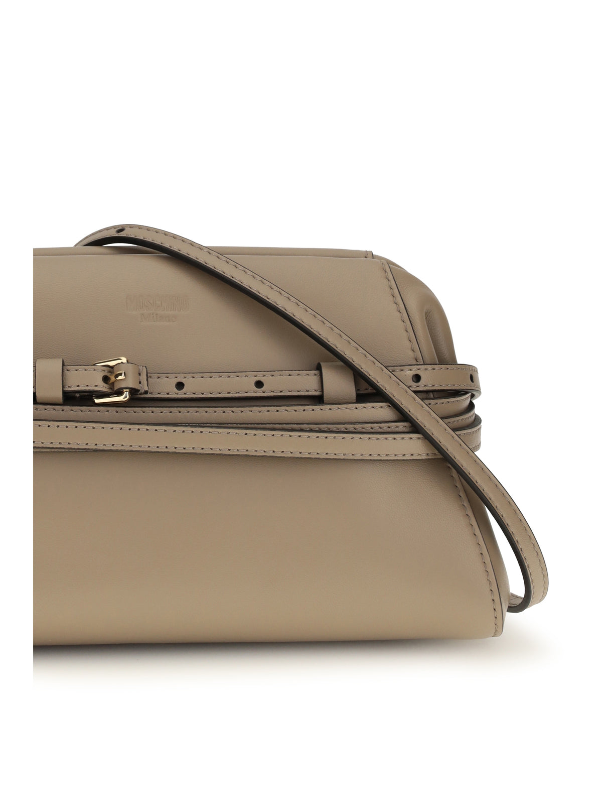 Moschino Women Belt-Detail Clutch