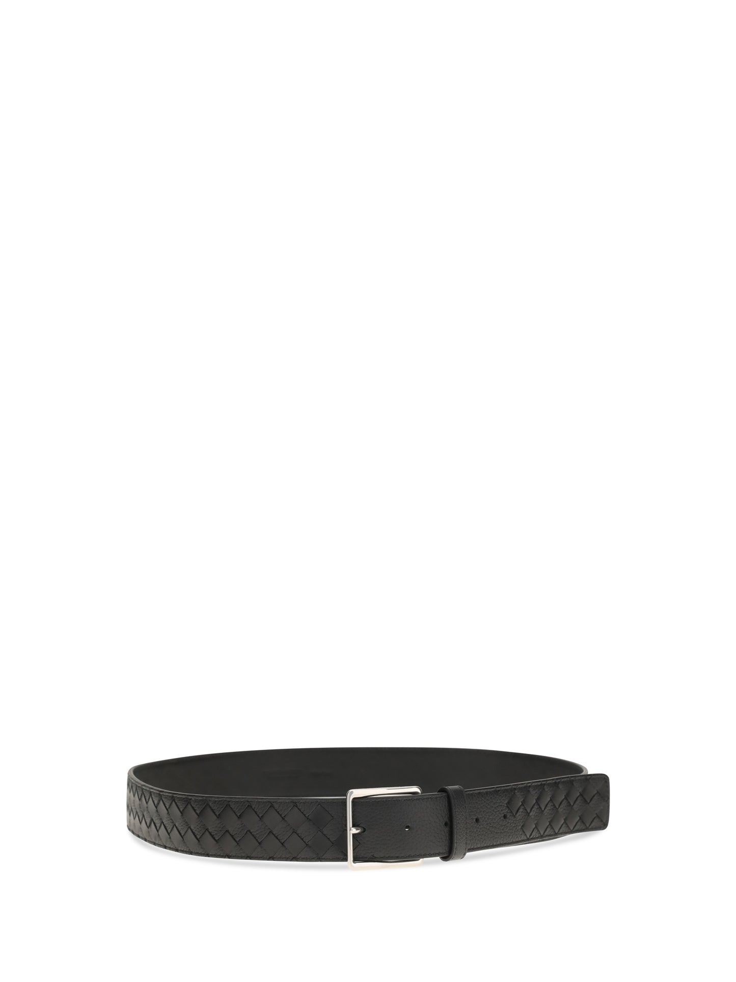 Bottega Veneta Men Intreccio Leather Belt BOTTEGA VENETA