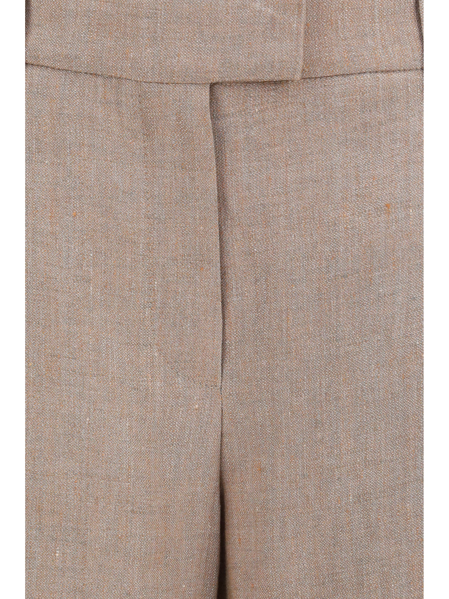 Brunello Cucinelli Women Linen Pants BRUNELLO CUCINELLI