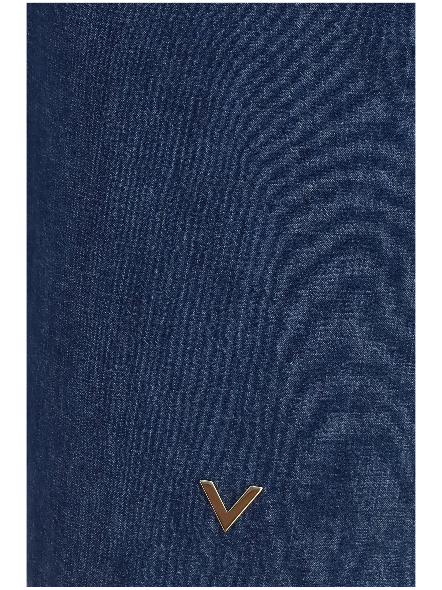 Valentino Women Chambray Denim Dress VALENTINO