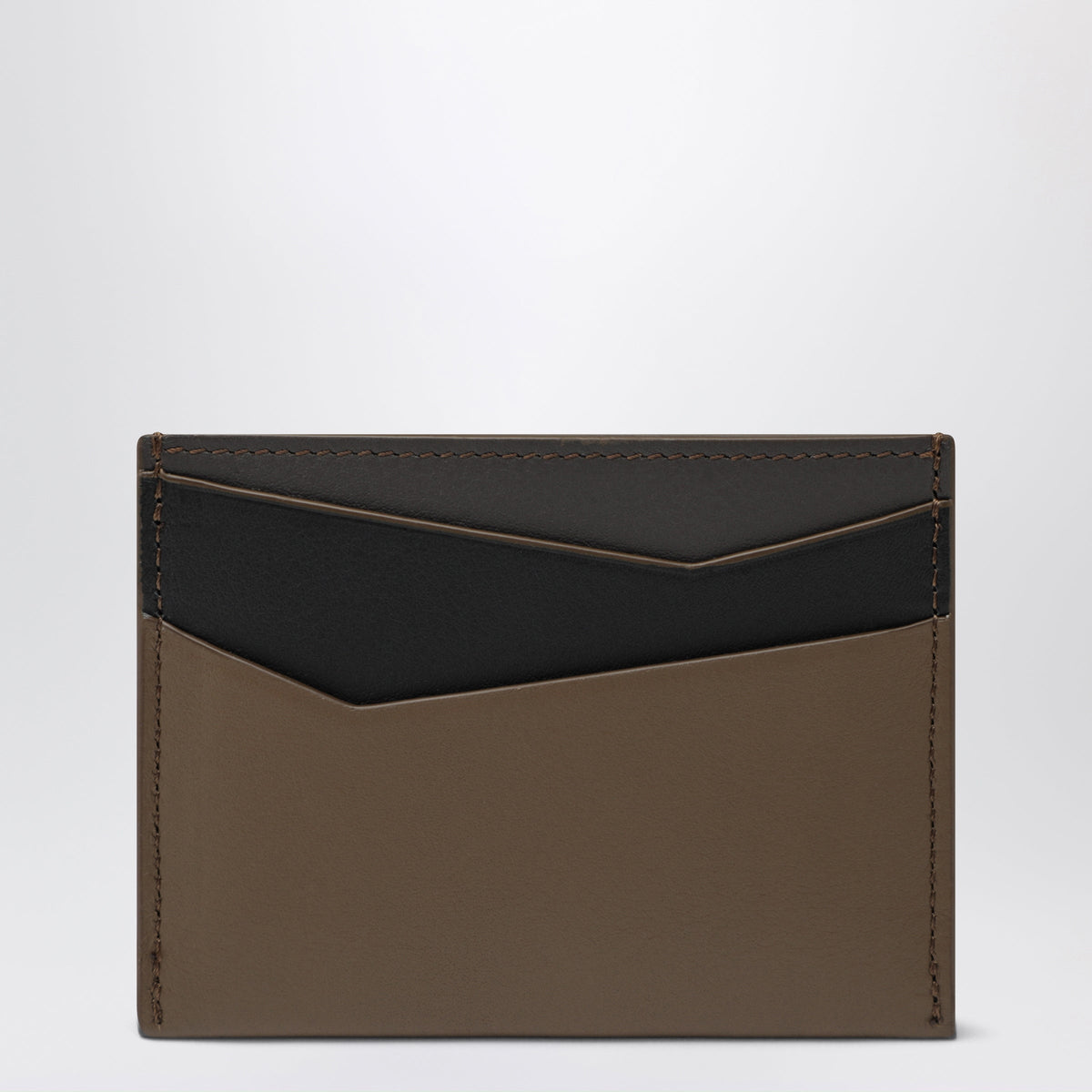 Loewe Brown/Green Puzzle Card Holder Men LOEWE