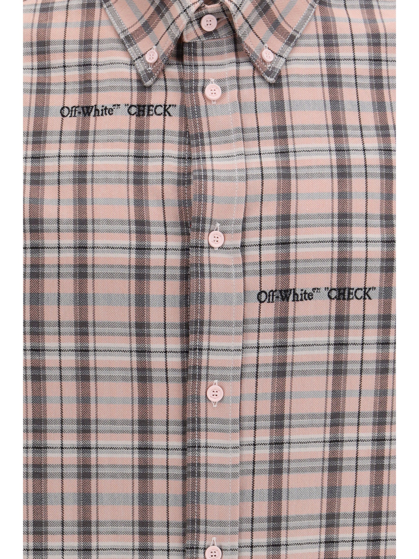 Off-White Men Flannel Shirt
