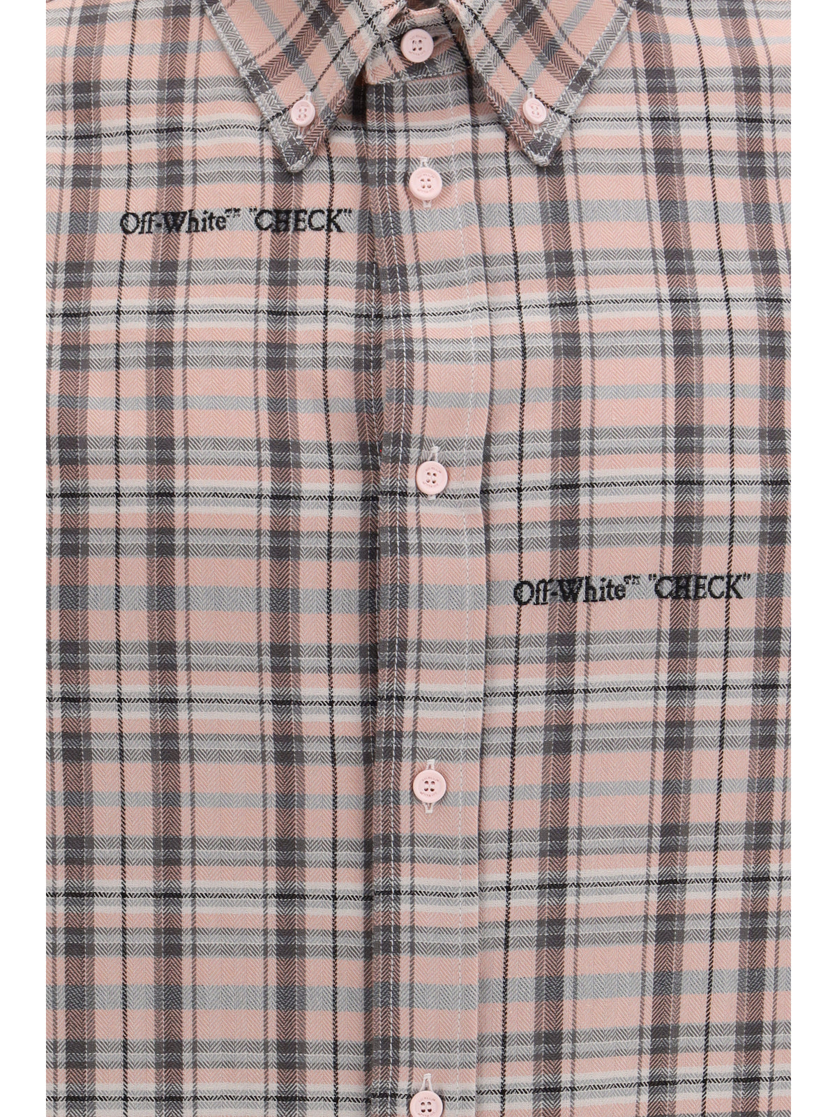 Off-White Men Flannel Shirt OFF-WHITE