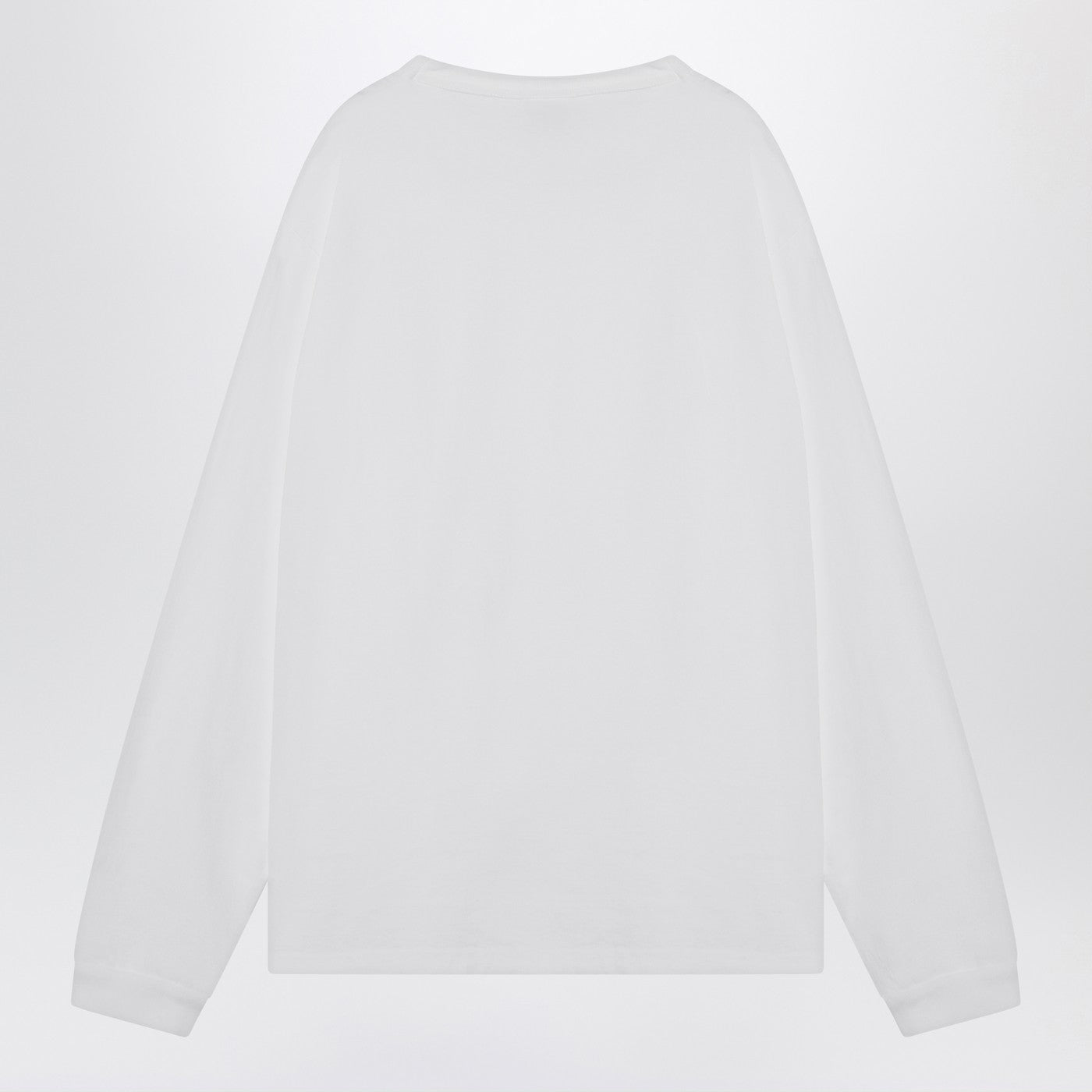 Champion White Long-Sleeved T-Shirt Men Champion