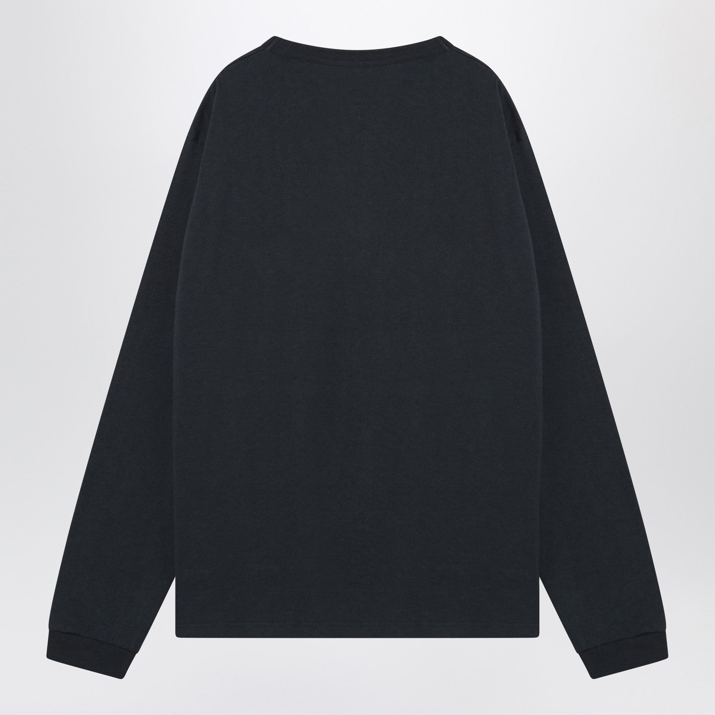 Champion Navy Blue Long-Sleeved T-Shirt Men Champion