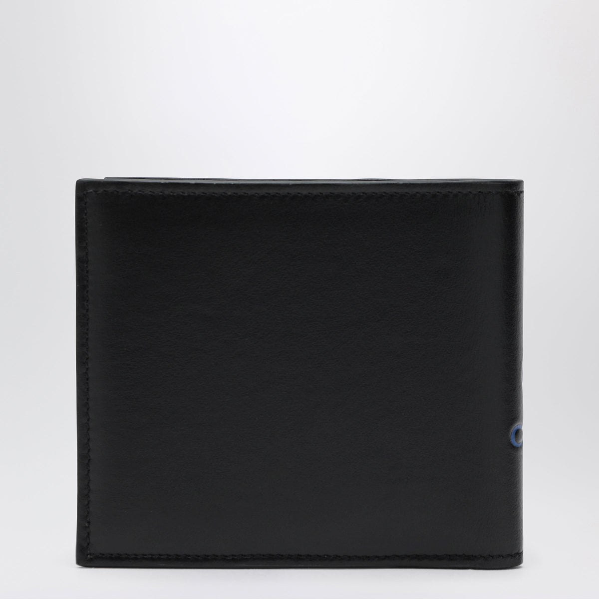 Loewe Black Leather Bi-Fold Wallet With Logo Men LOEWE