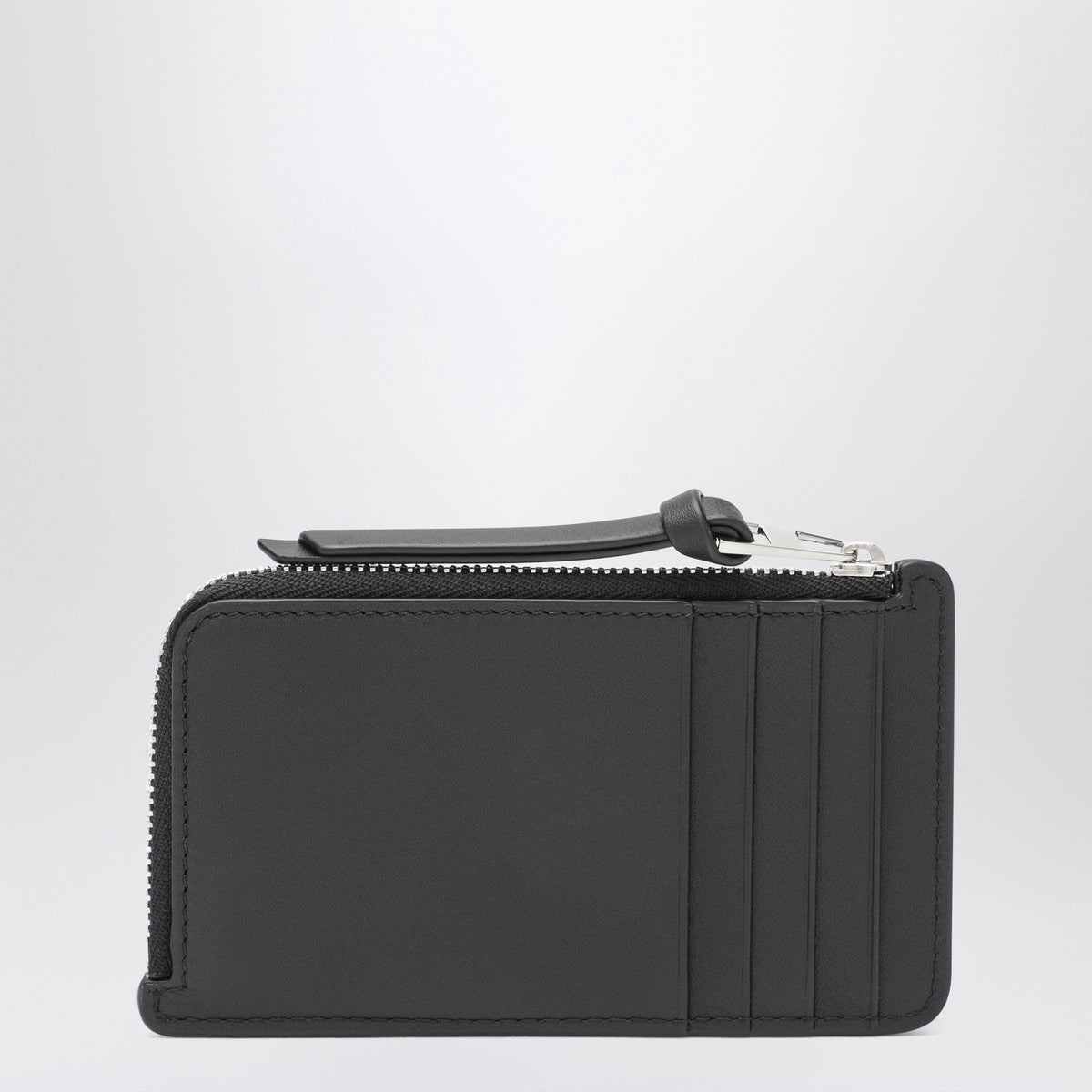 Loewe Flag Card Holder With Coin Pocket In Black / Tropical Green Leather Men Men LOEWE