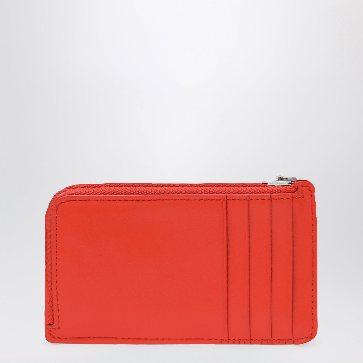 Loewe Orange Lambskin Claw Card Holder Women LOEWE
