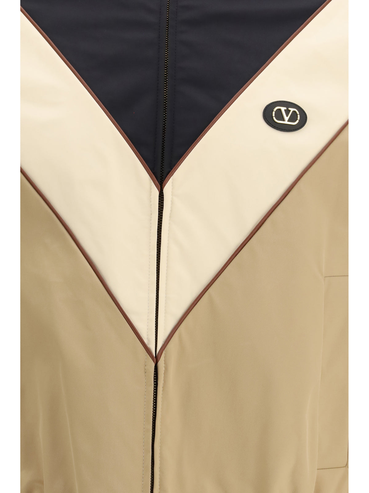 Valentino Men Nylon Hooded Windbreaker Jacket VALENTINO