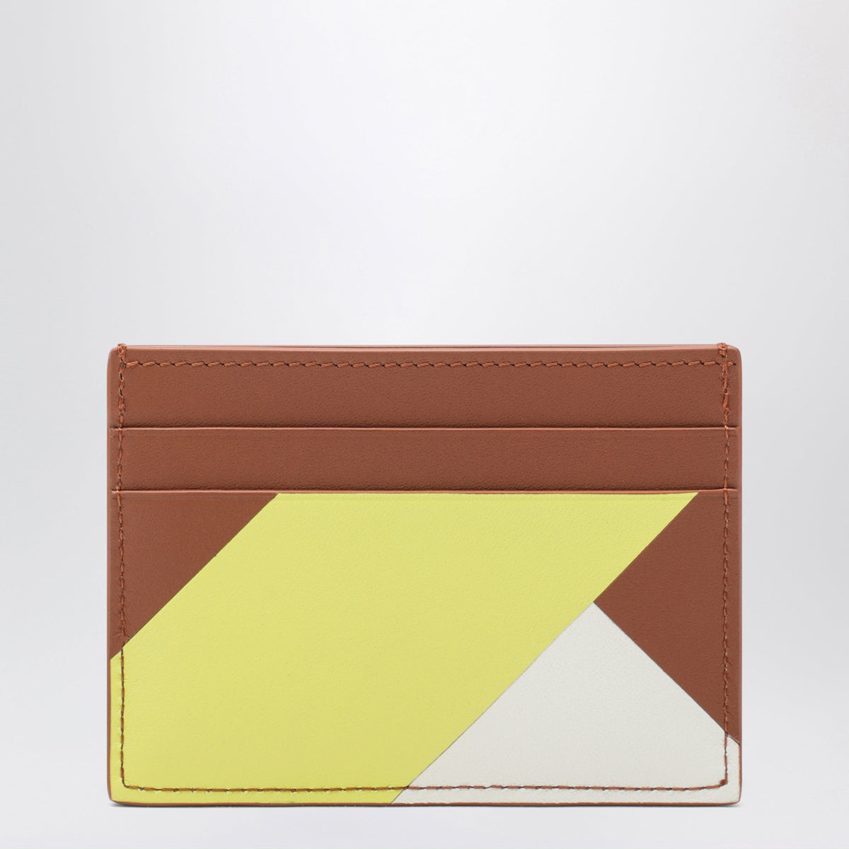 Loewe Anagram Card Holder With Multicolour / Beige Graphic Motif Women LOEWE